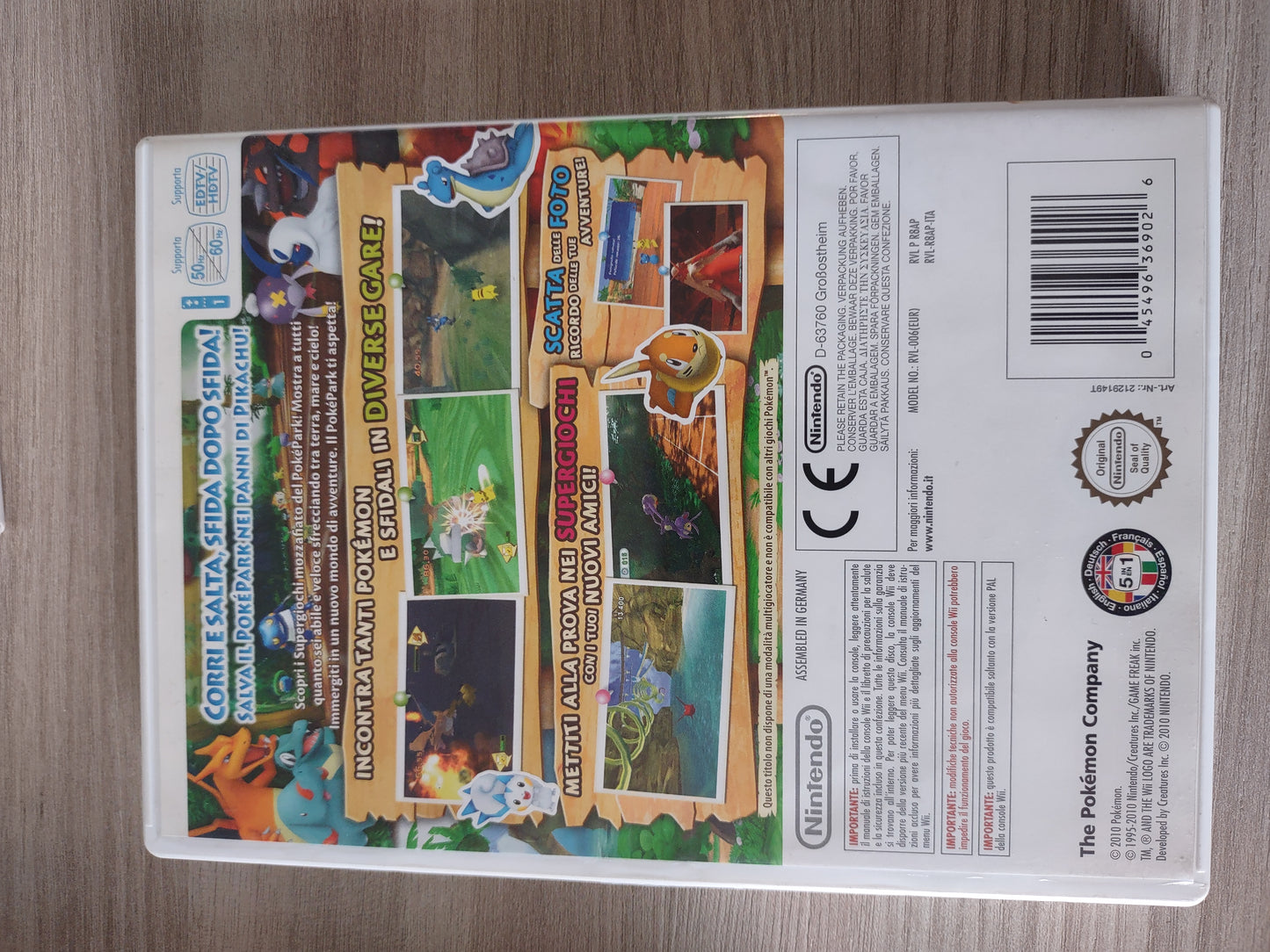 Gioco Nintendo Wii Pokémon pokepark la grande avventura di Pikachu