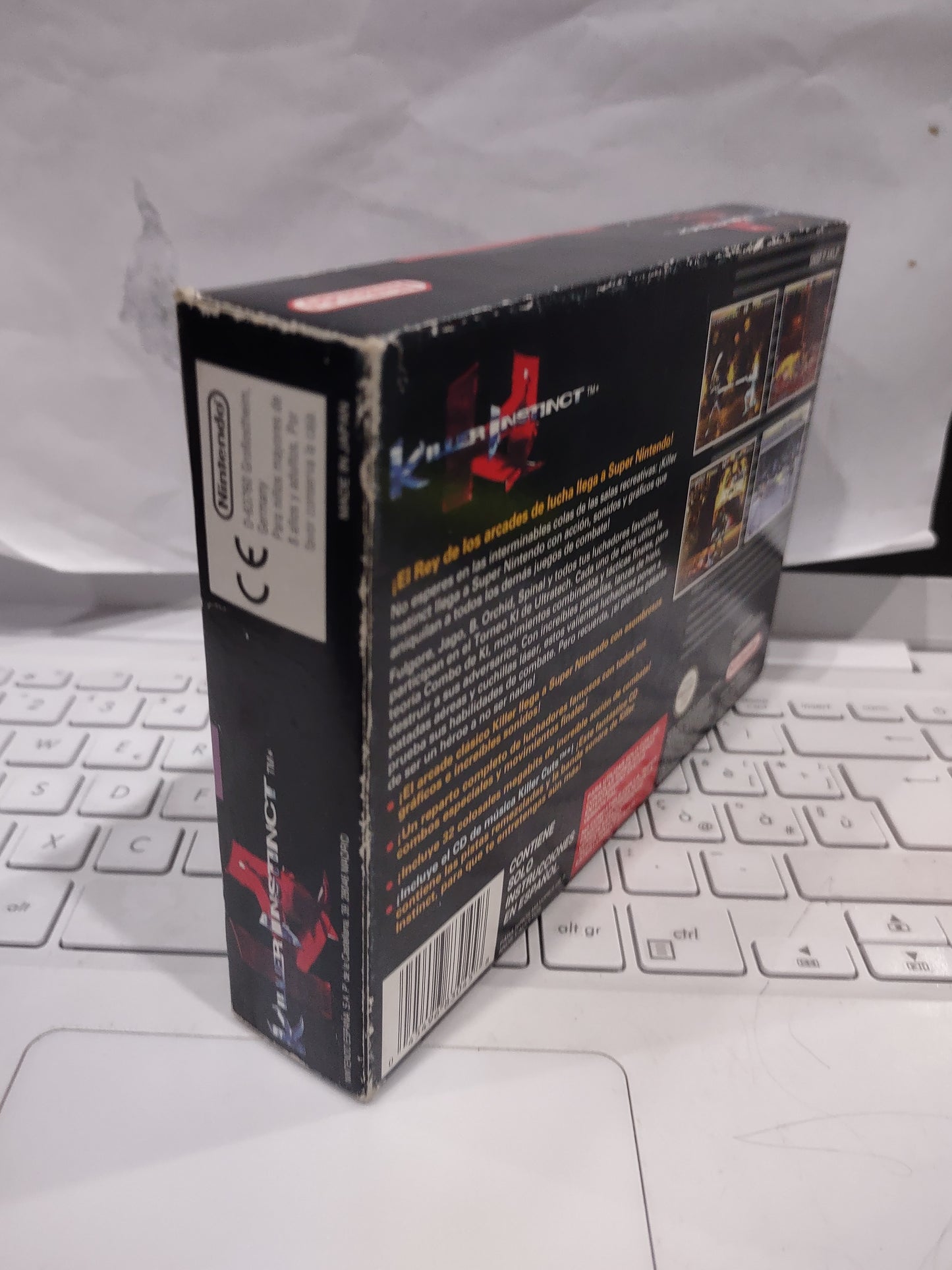 Gioco Nintendo SNES super Nintendo killer instinct gig
