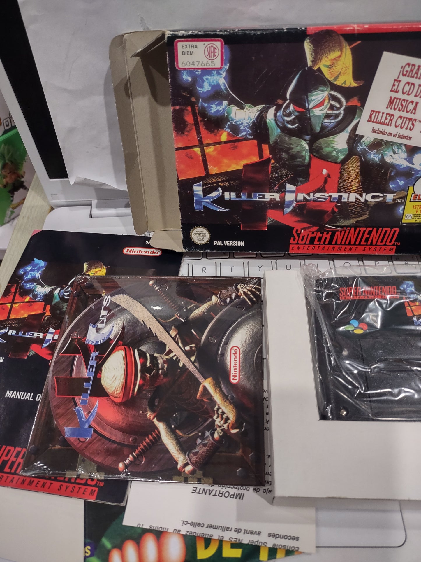 Gioco Nintendo SNES super Nintendo killer instinct gig