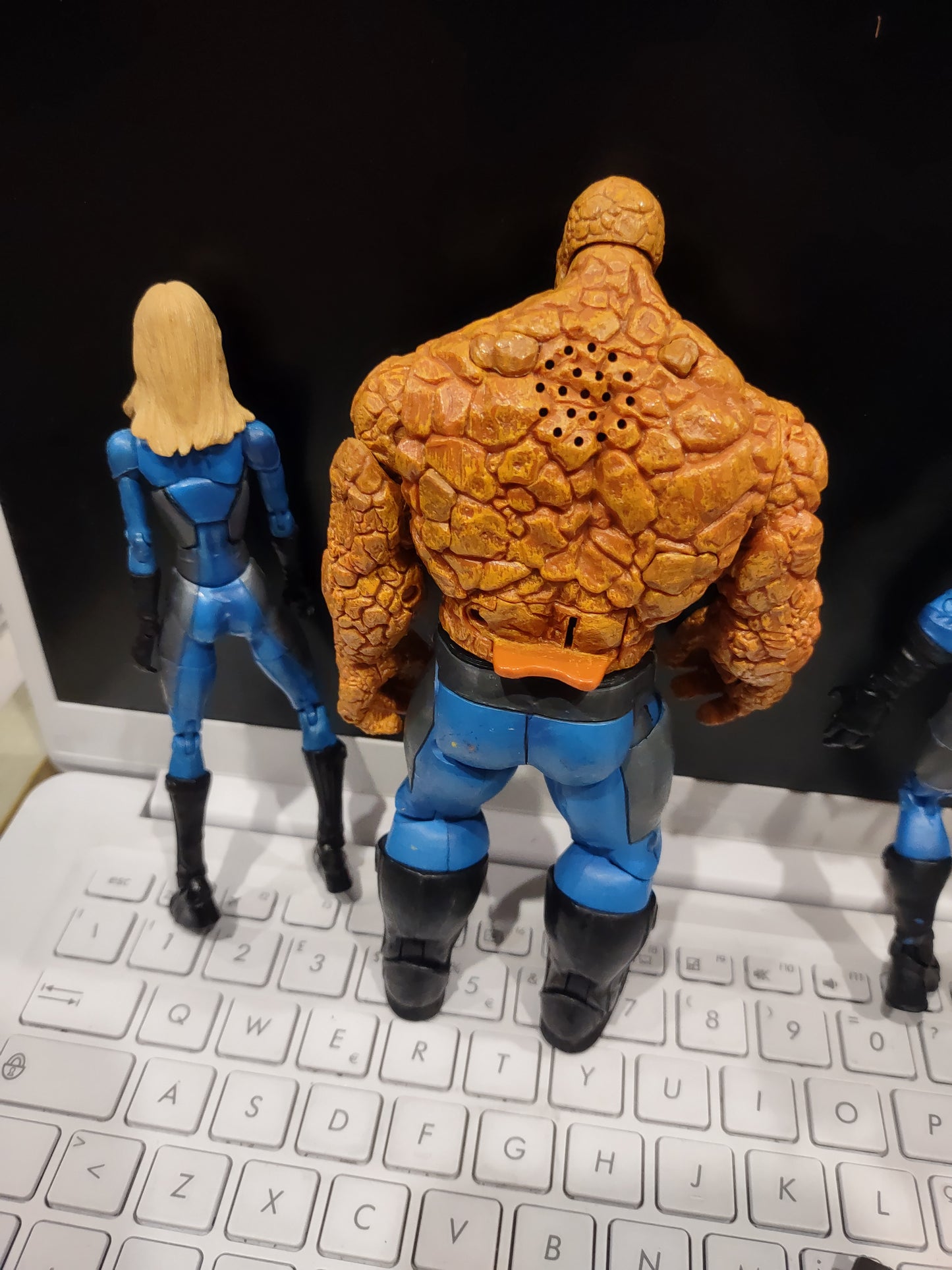 Lotto 4 figure toybiz film fantastici 4 fantastic four Marvel