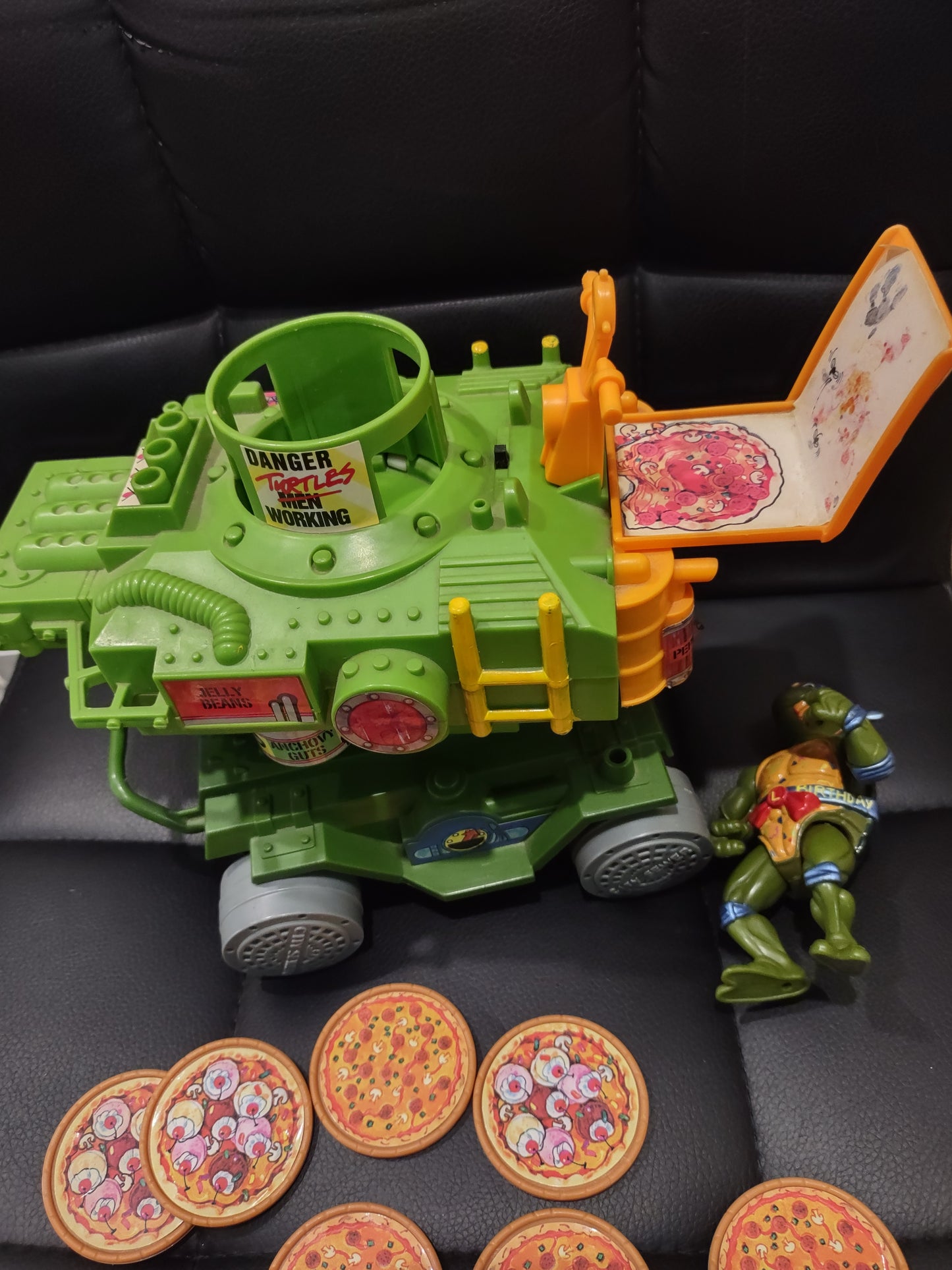 Tmnt ninja turtles playmates spara pizze più Leonardo