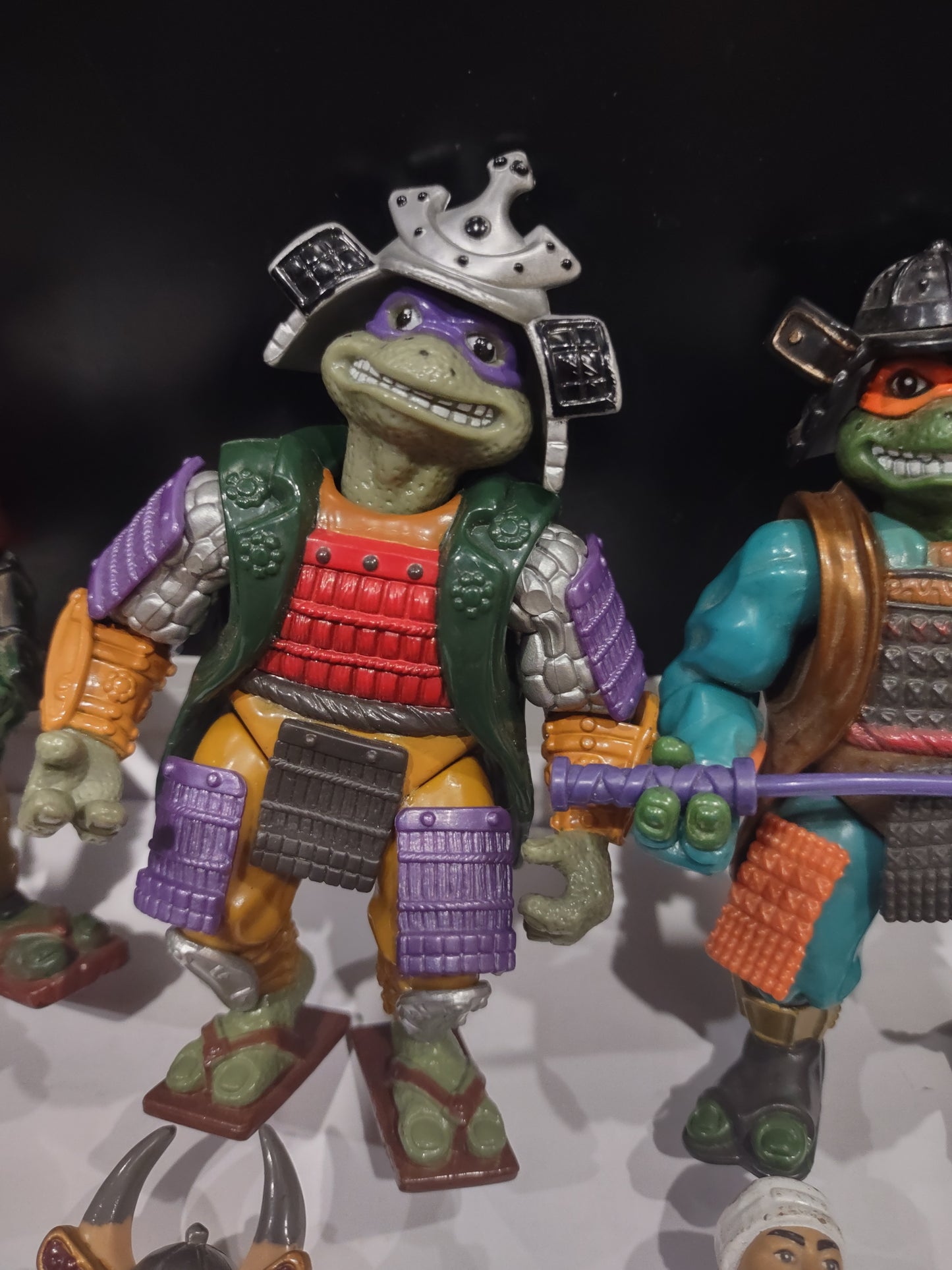 Lotto action figures TMNT ninja turtles movie samurai Splinter shredder film tartarughe