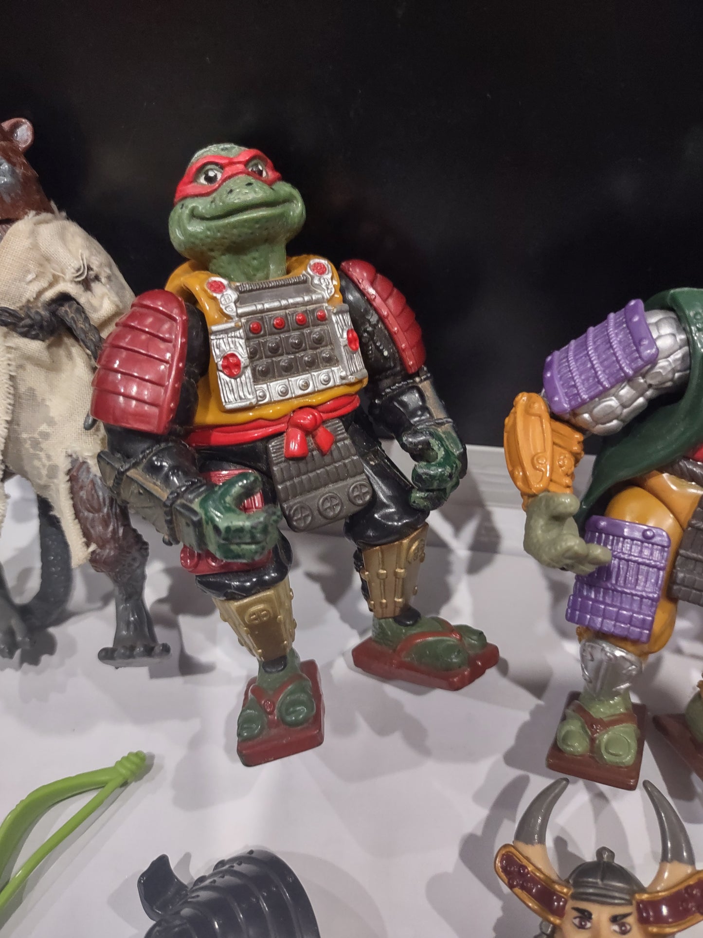 Lotto action figures TMNT ninja turtles movie samurai Splinter shredder film tartarughe