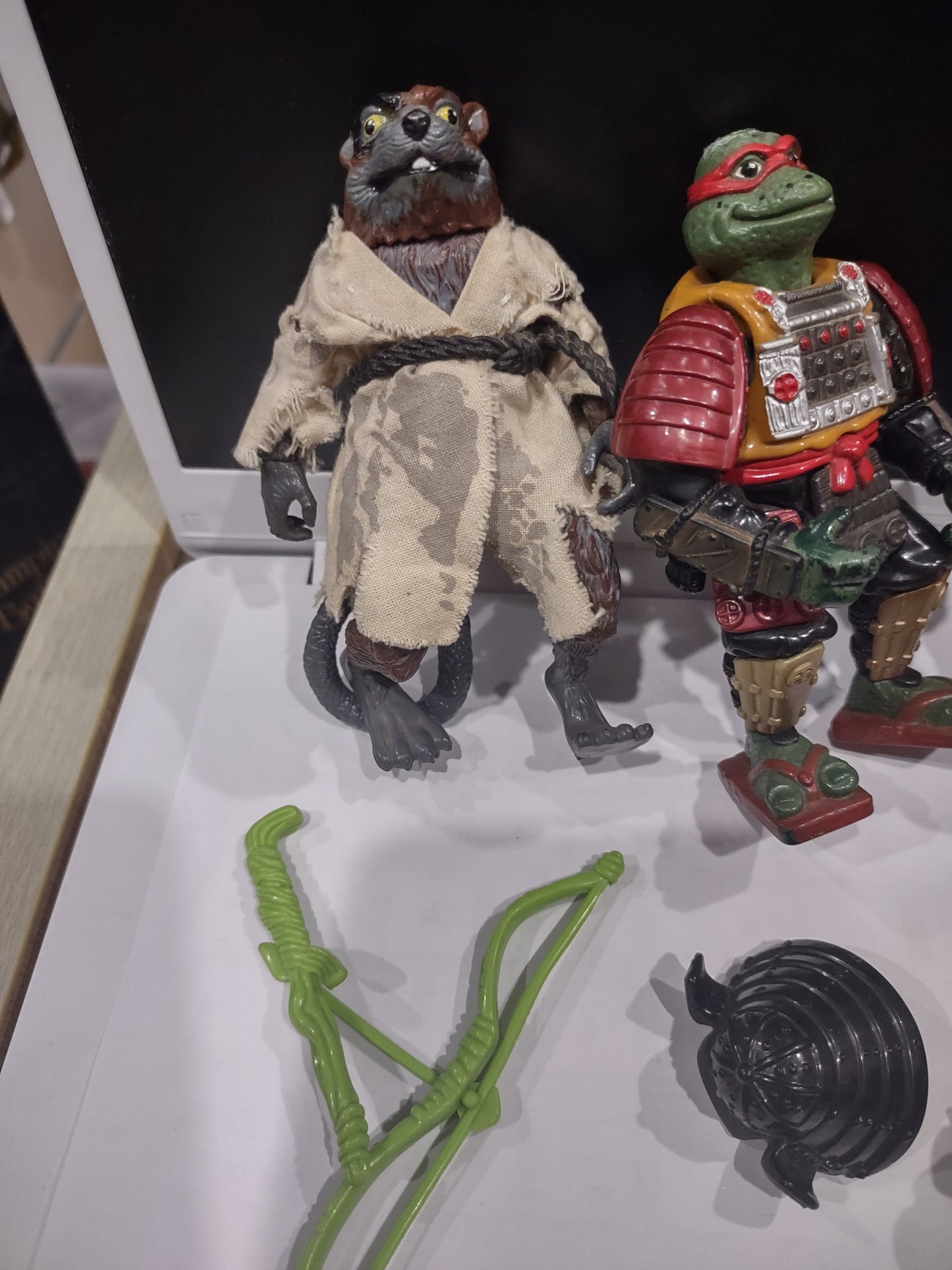Lotto action figures TMNT ninja turtles movie samurai Splinter shredder film tartarughe