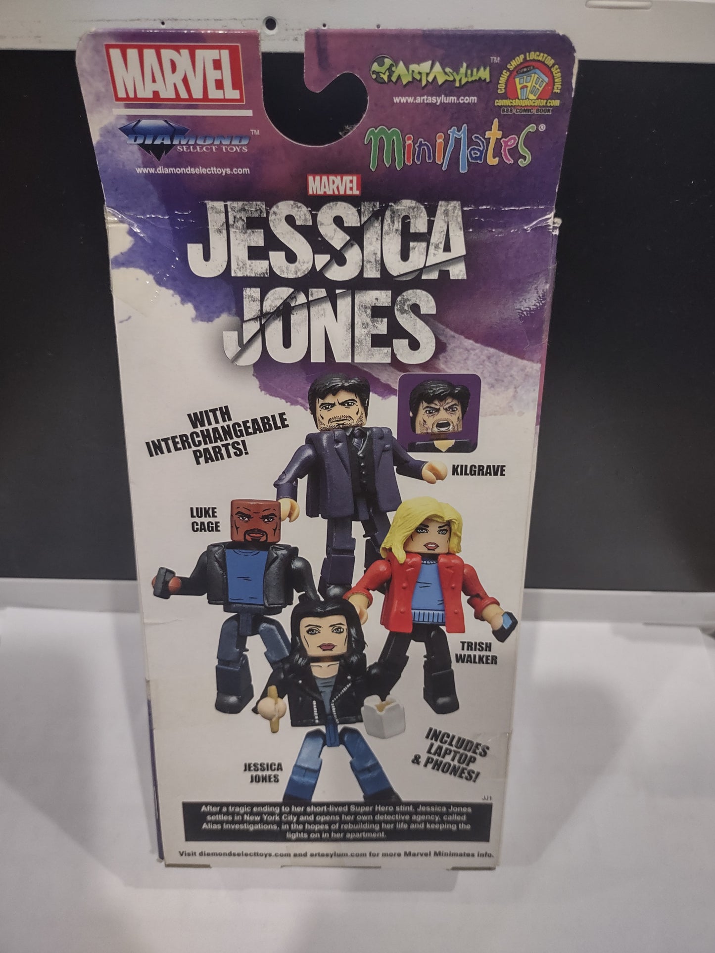 Marvel figure Jessica Jones minimates diamond select Toys