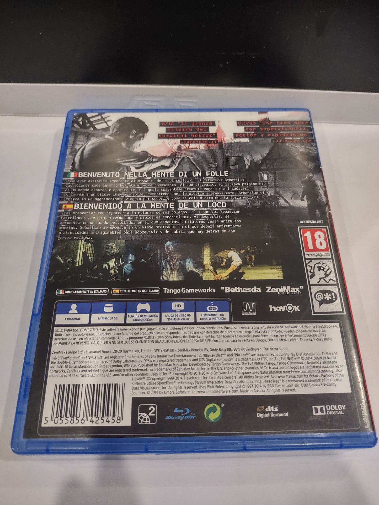 Gioco PlayStation PS4 the evil within