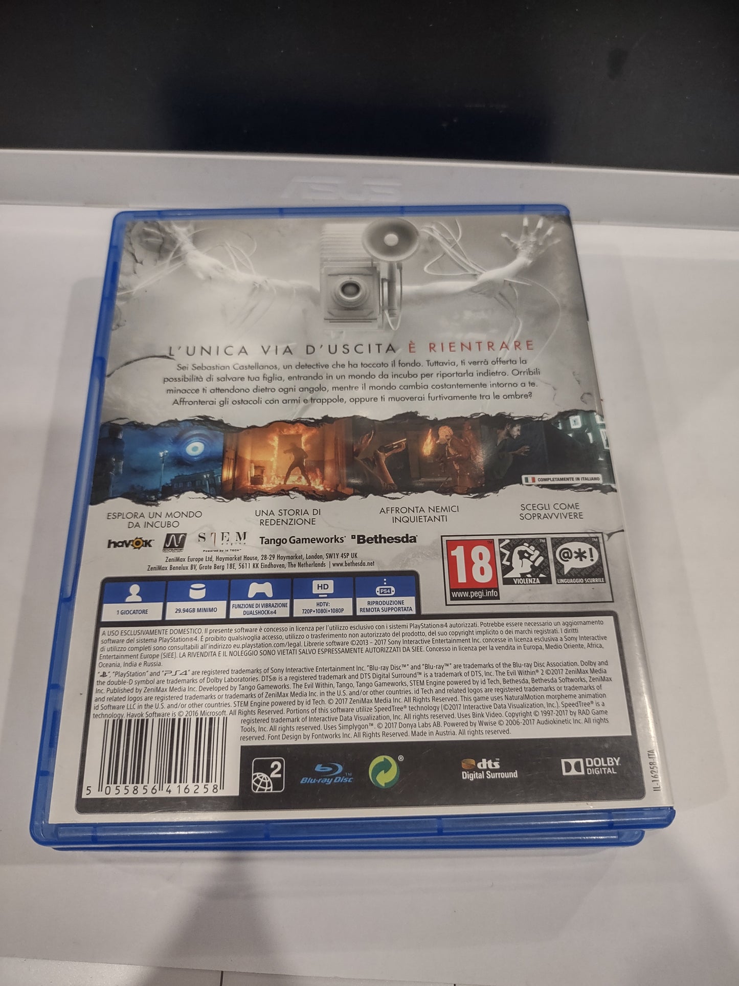 Gioco PlayStation PS4 the evil within 2