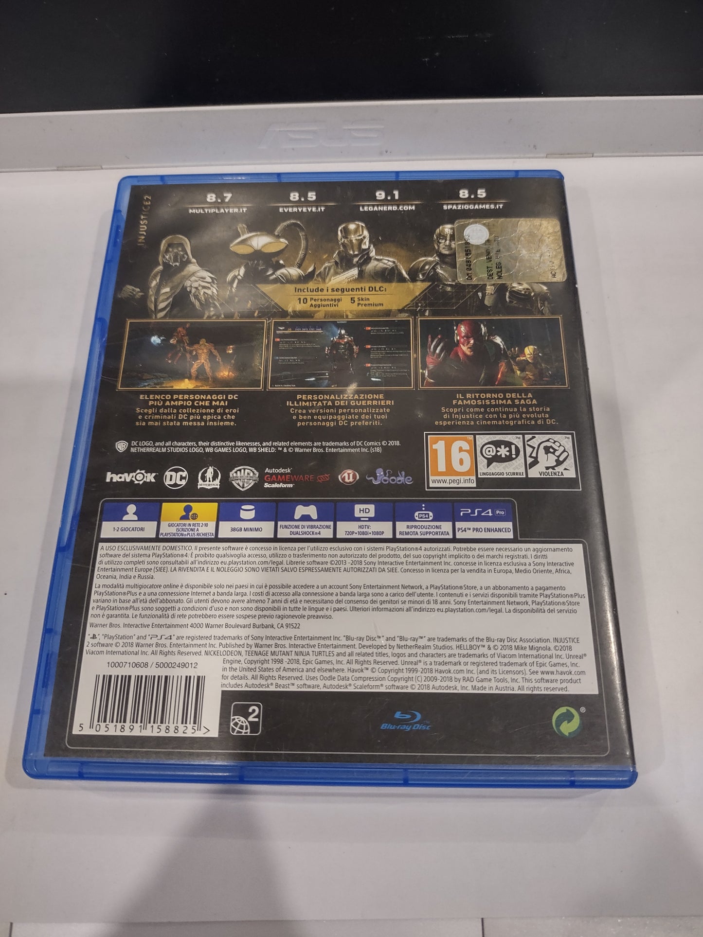 Gioco PlayStation PS4 injustice 2 legendary edition