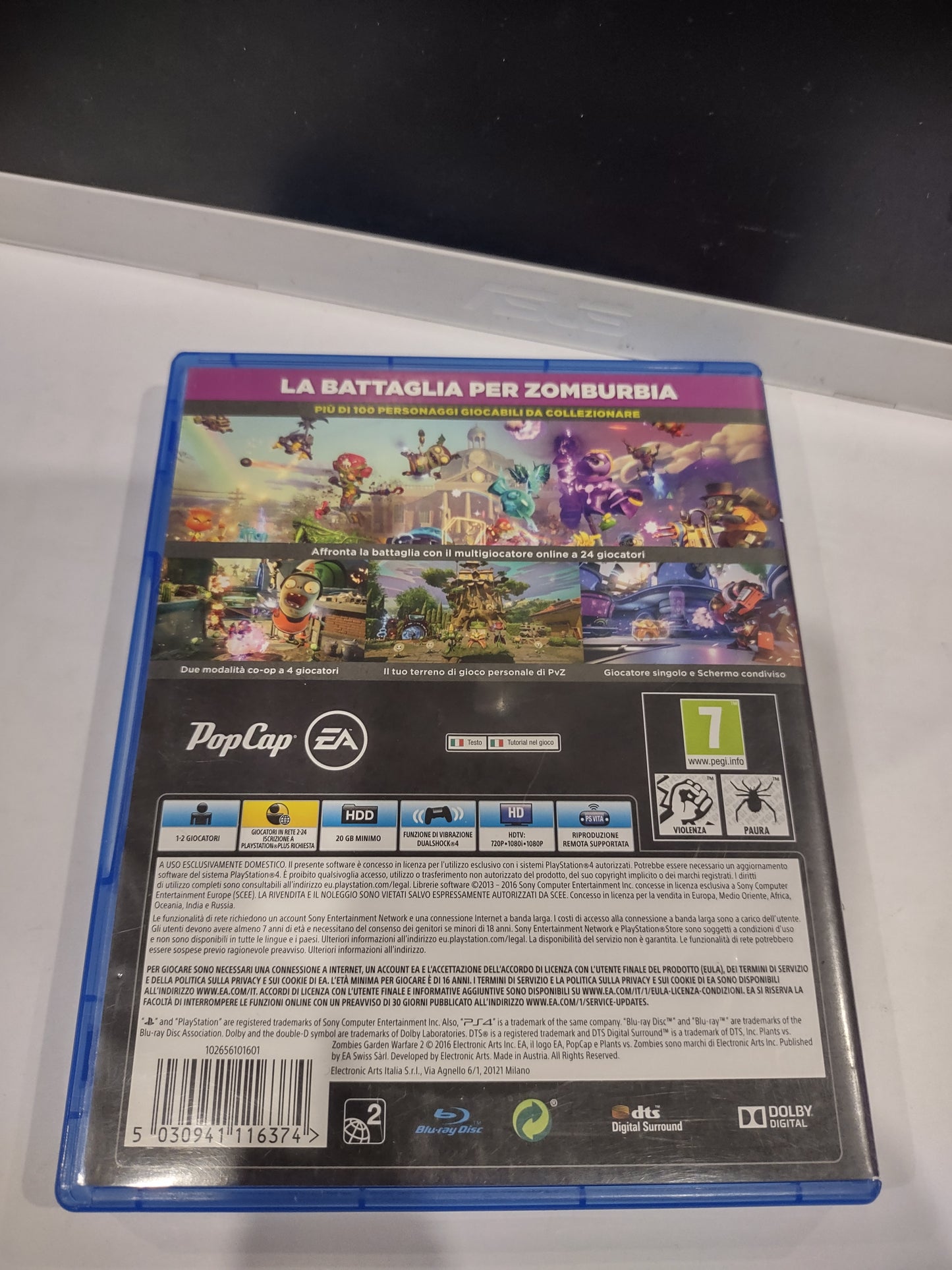 Gioco PlayStation PS4 gw2 plants vs zombies