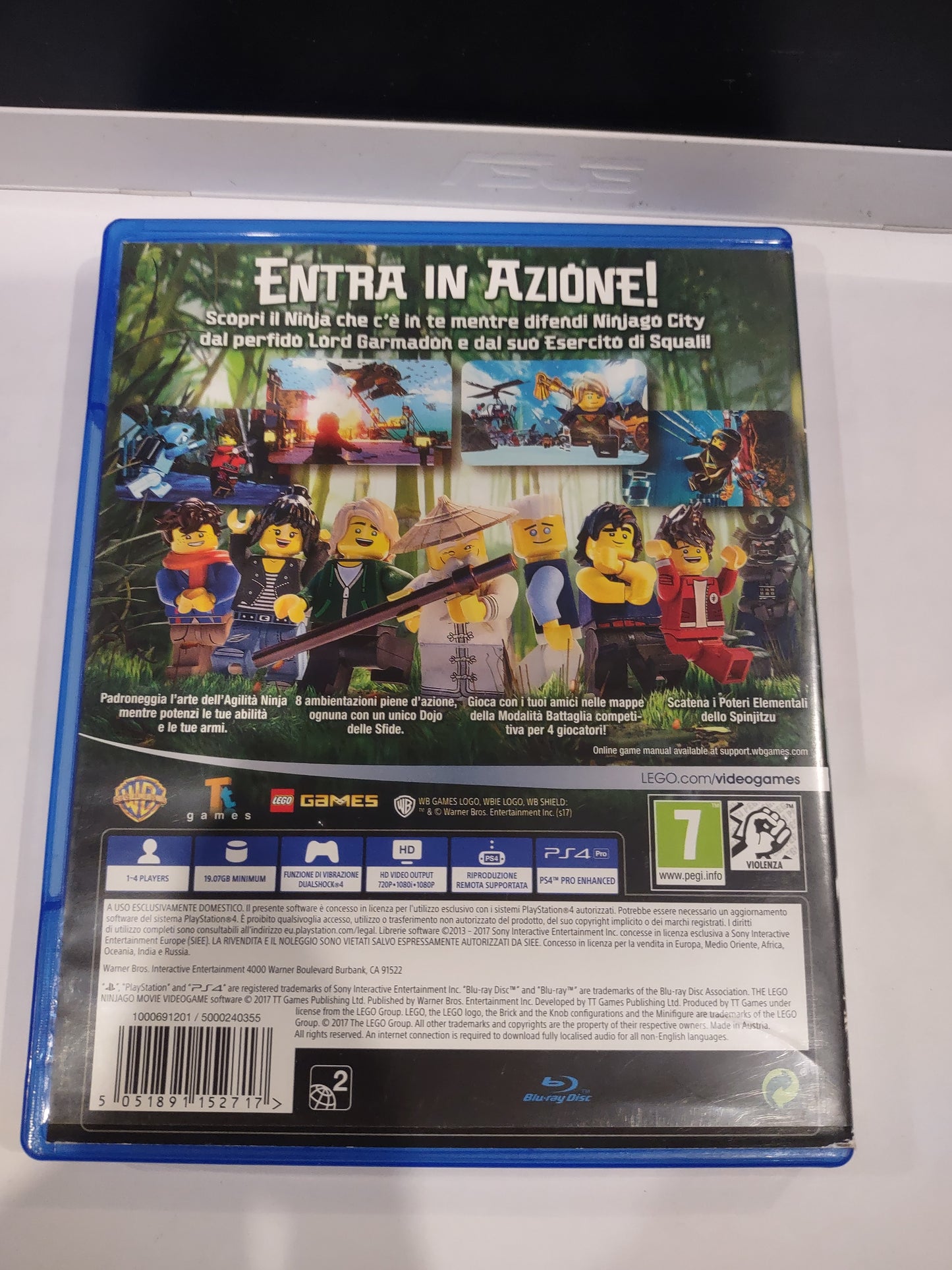 Gioco PlayStation PS4 Lego Ninjago il film videogame