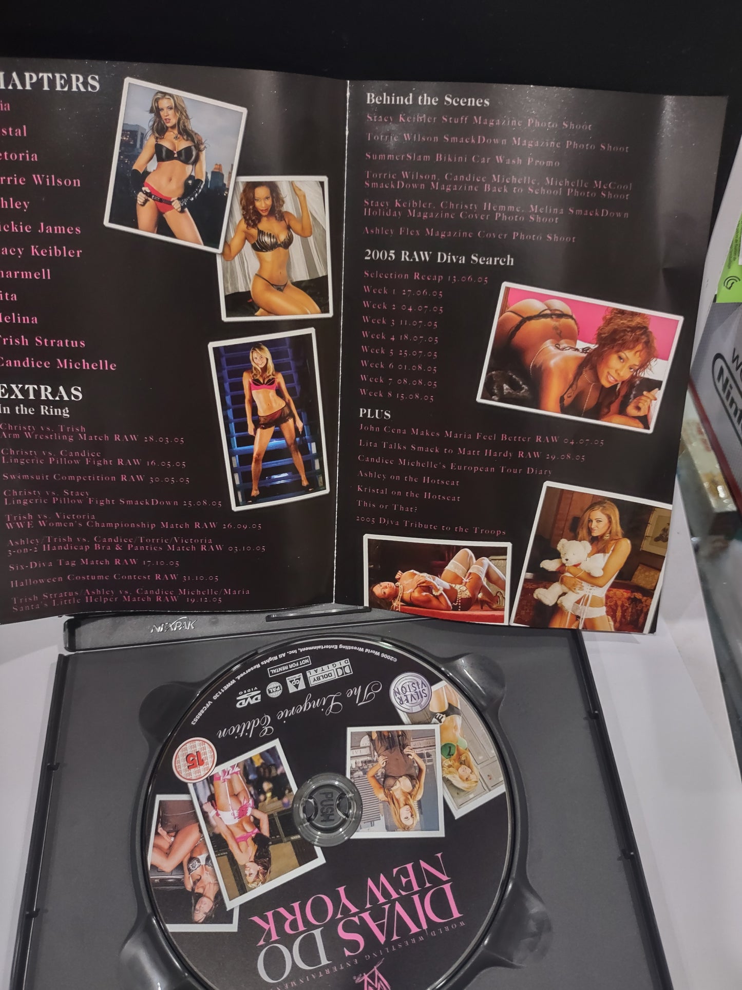 DVD WWE wrestling divas do new York the lingerie edition