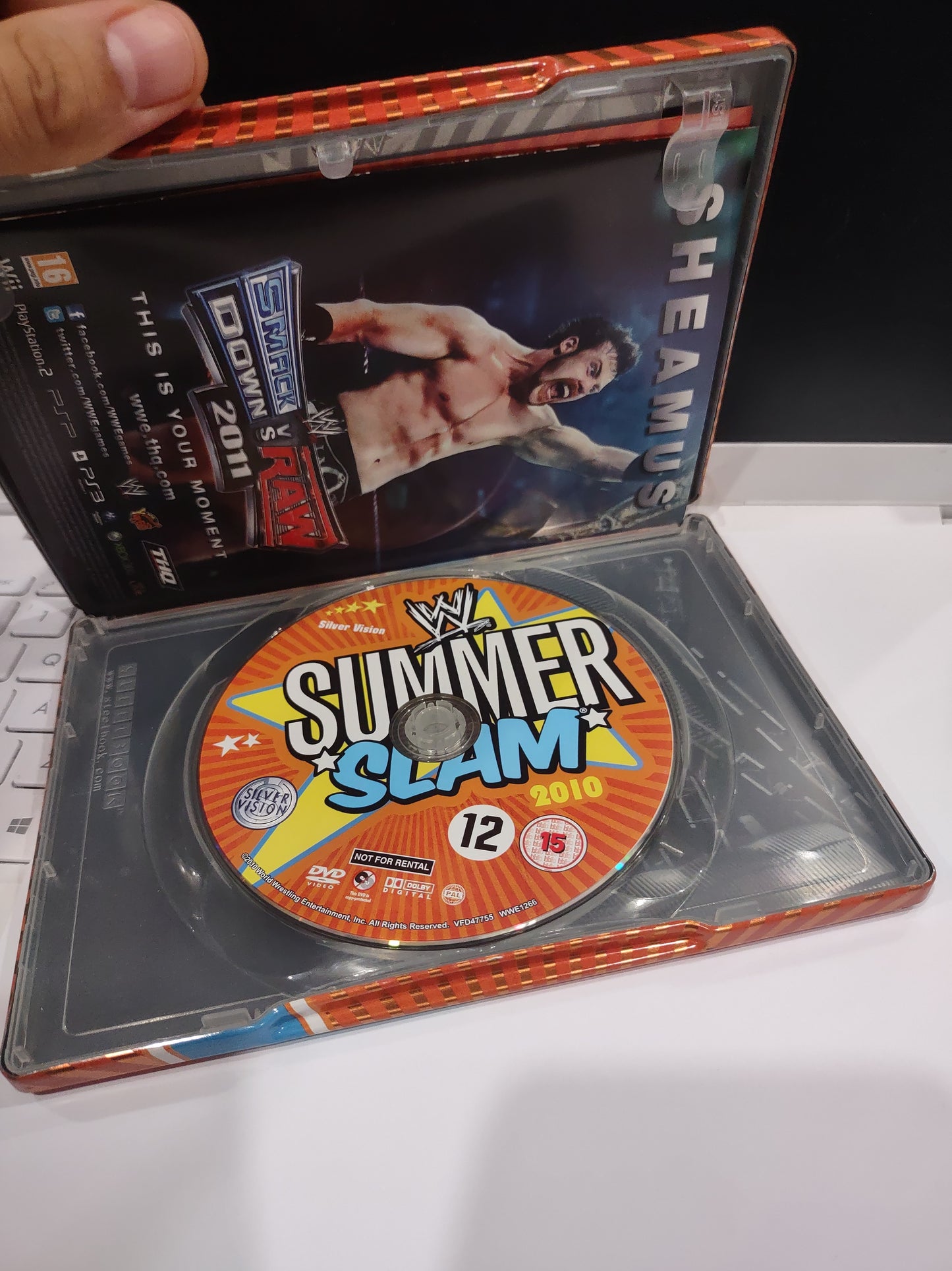 DVD WWE wrestling PPV Limited edition steelbook SummerSlam 2010