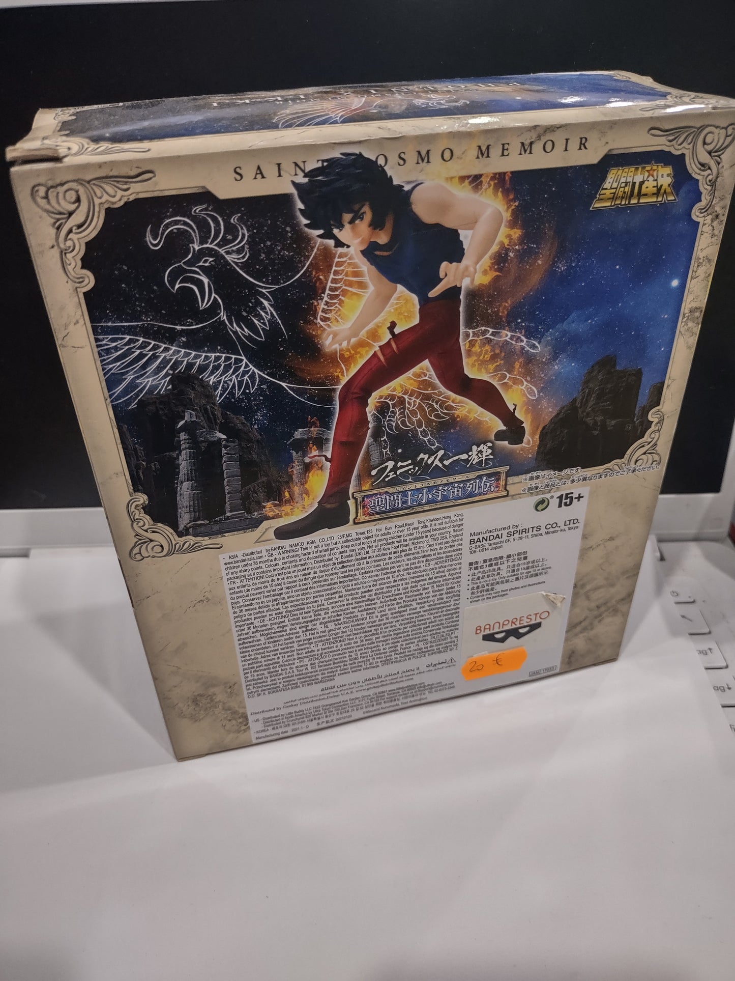 Action figure Bandai cavalieri dello zodiaco saint cosmo momoir Phoenix ikki