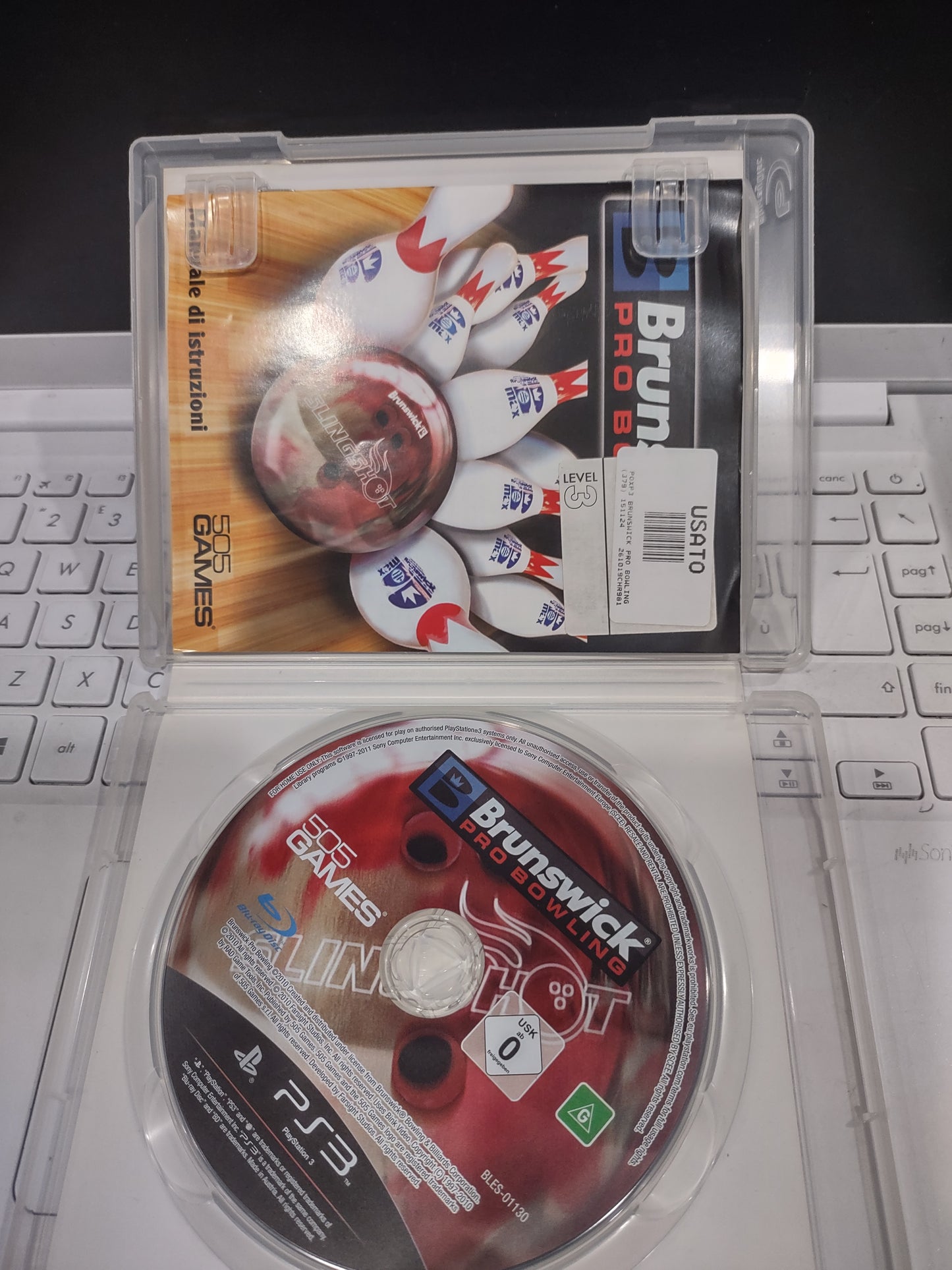 Gioco PlayStation PS3 brunswick Pro bowling compatibile PlayStation move