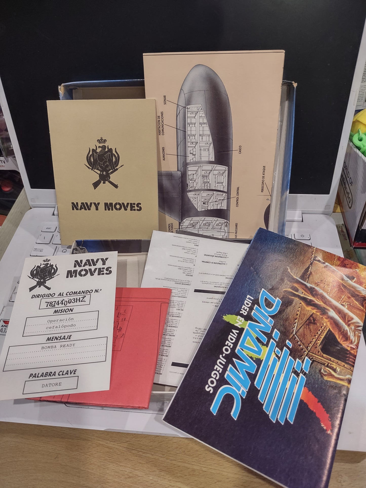Gioco computer msx navy moves no commodore