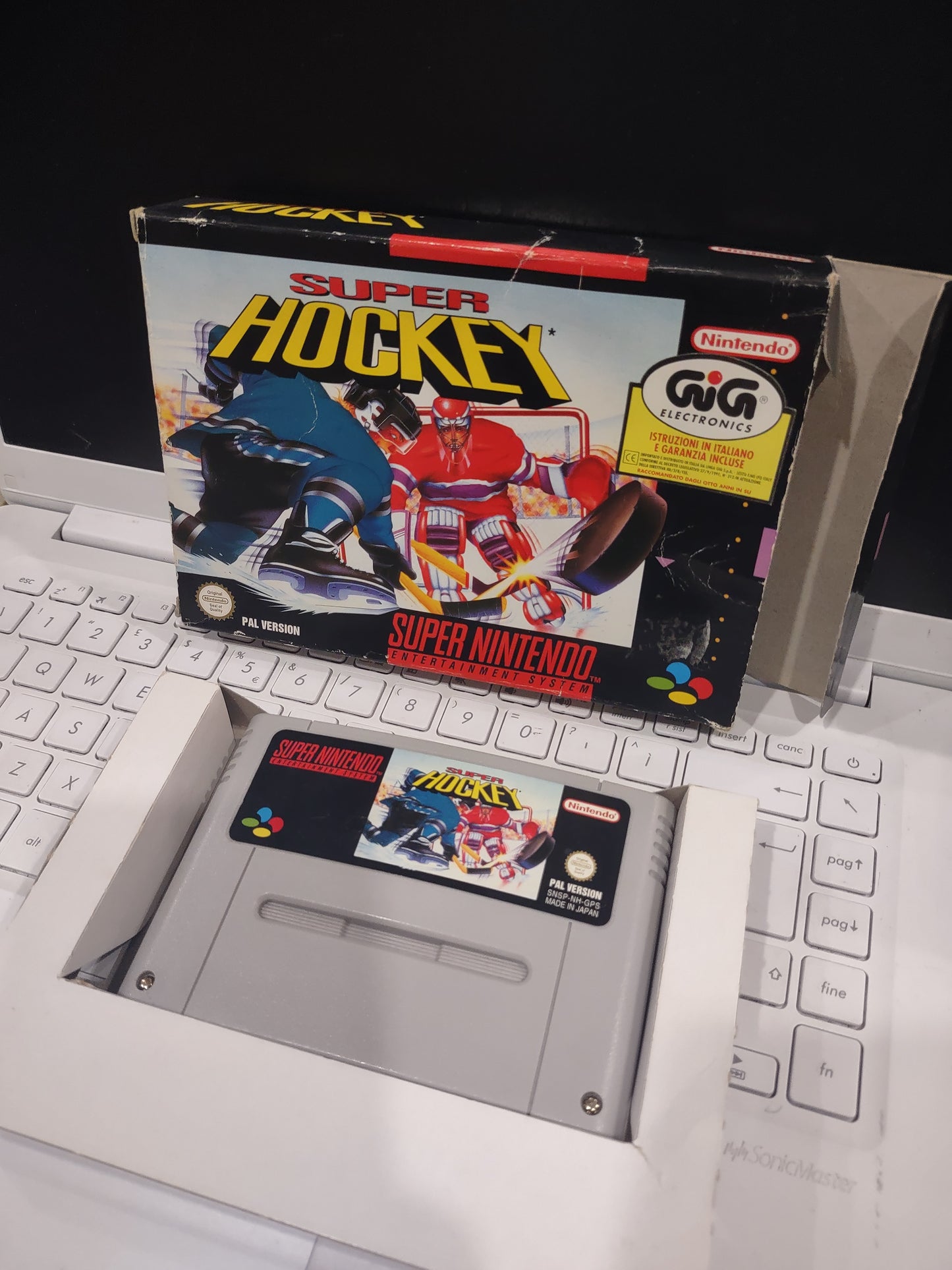 Gioco Nintendo snes superNintendo PAL super hockey