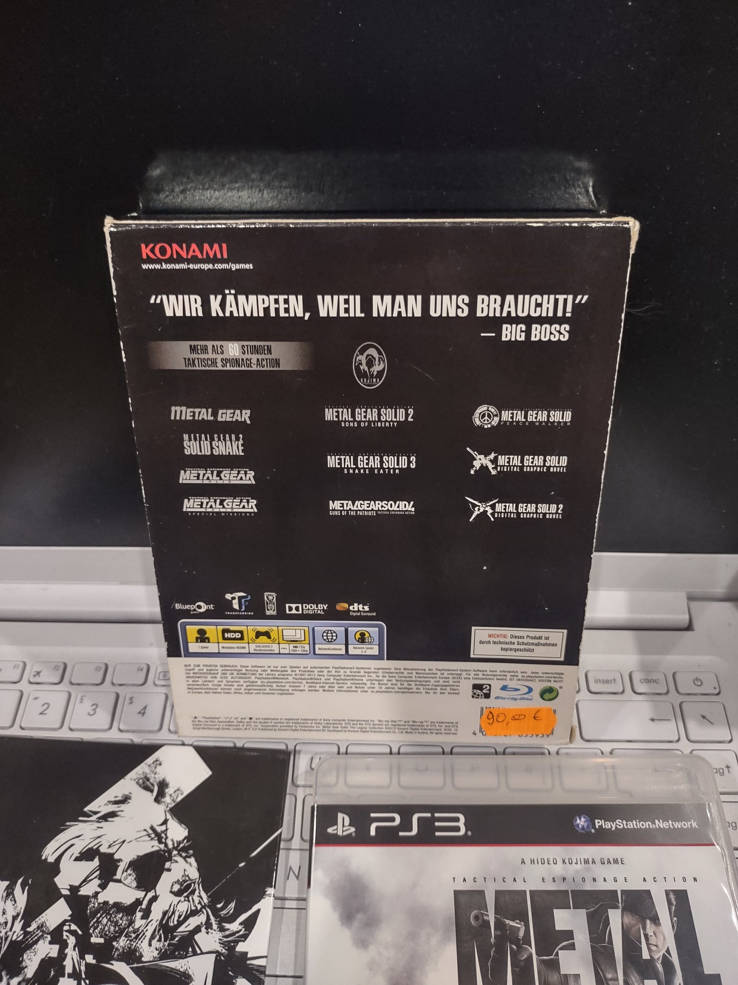 Gioco PlayStation ps3 metal Gear solid the Legacy collection 1987-2012 konami