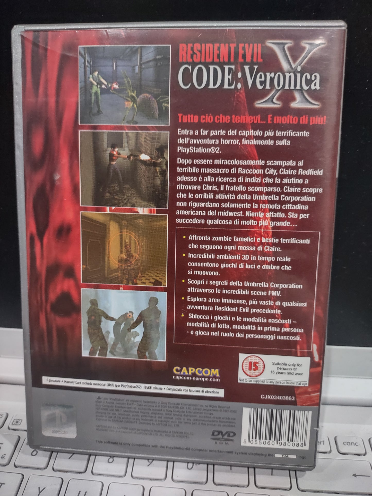 Gioco PlayStation PS2 Resident evil code Veronica x