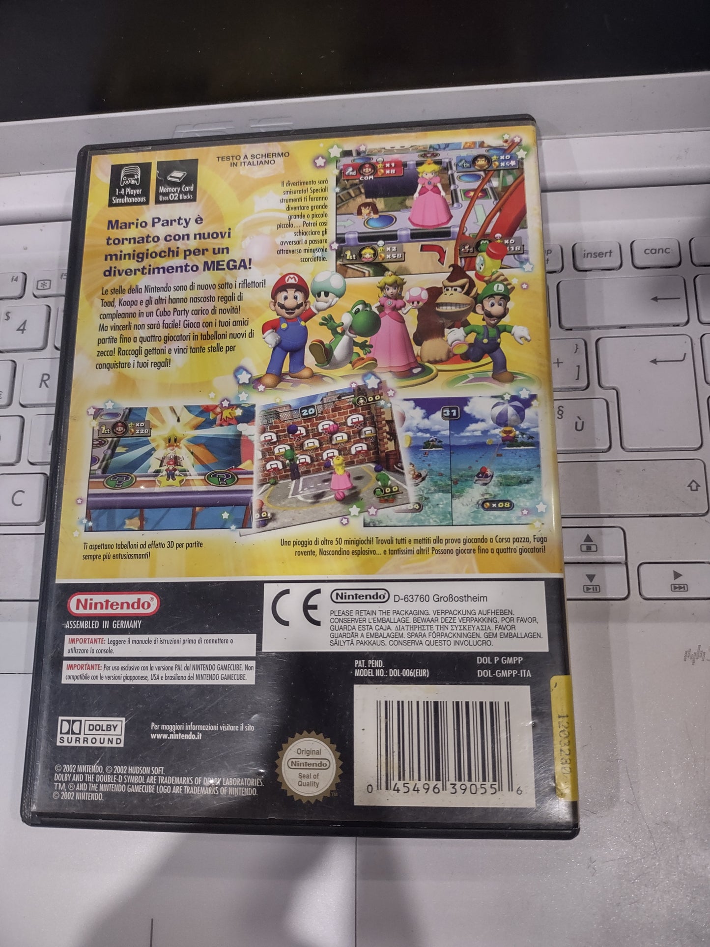 Gioco Nintendo GameCube Mario party 4 ita
