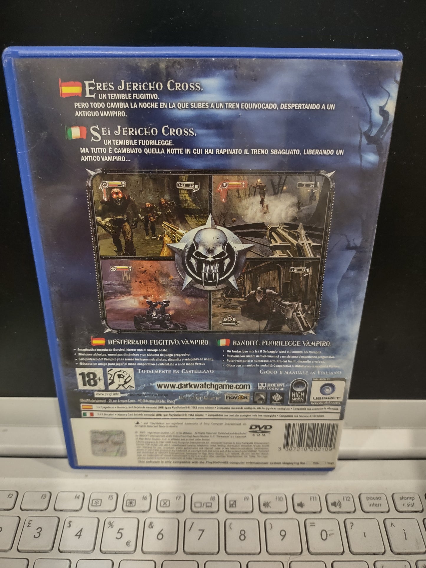 Gioco PlayStation PS2 darkwatch PAL ita