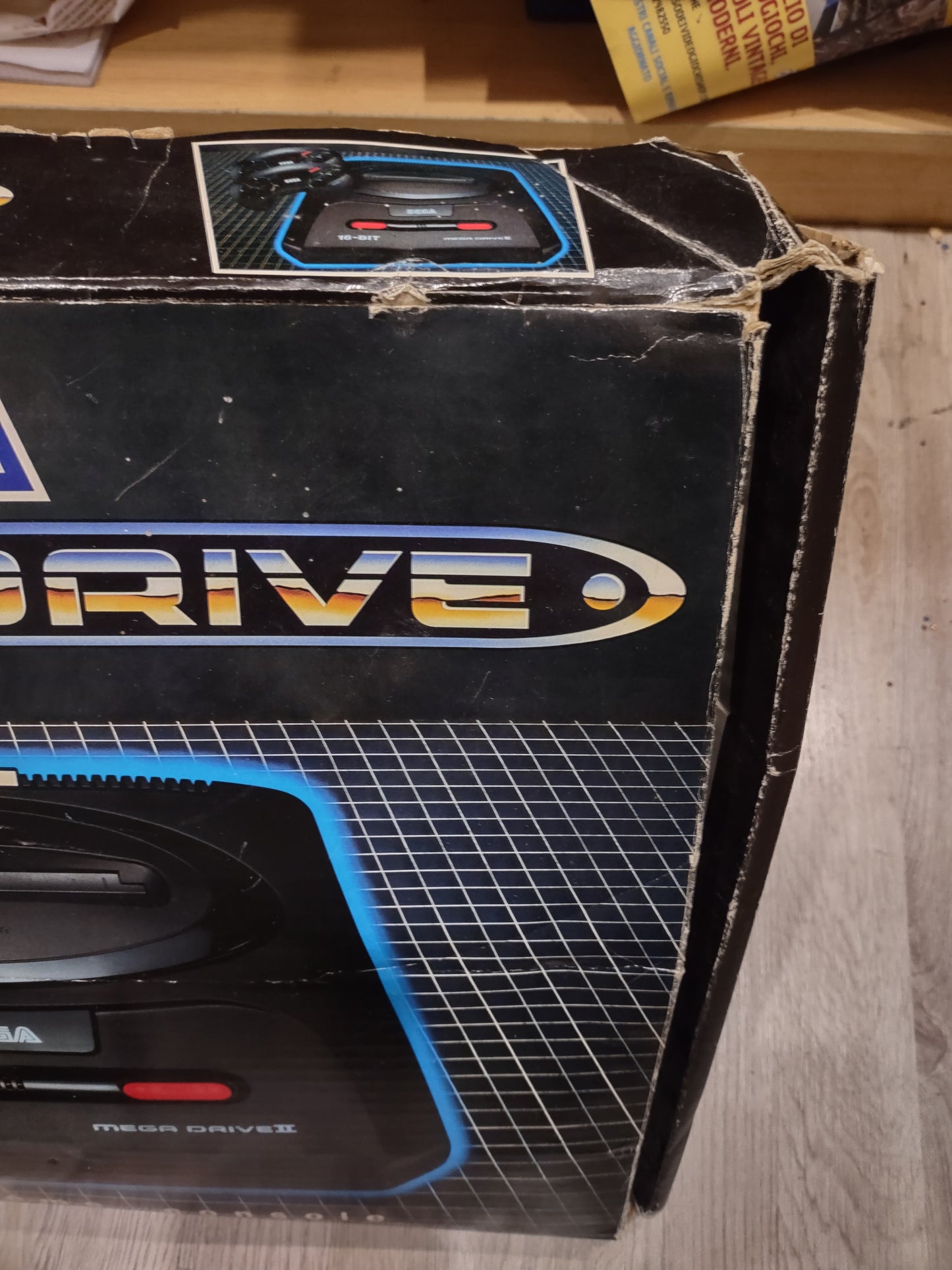 Console sega mega drive 2 con scatola due controller cavi 16 bit vintage