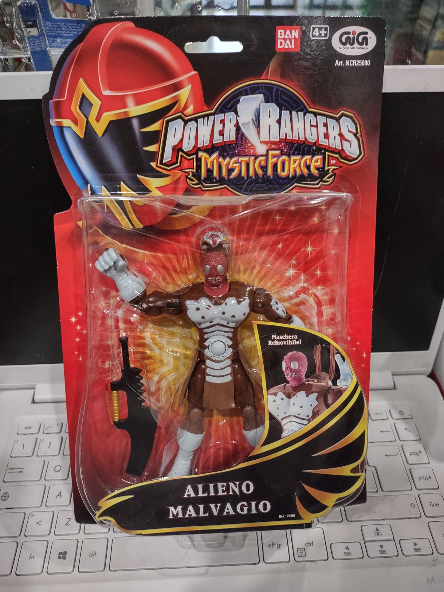 Action figure bandai Power Rangers mystic Force alieno malvagio