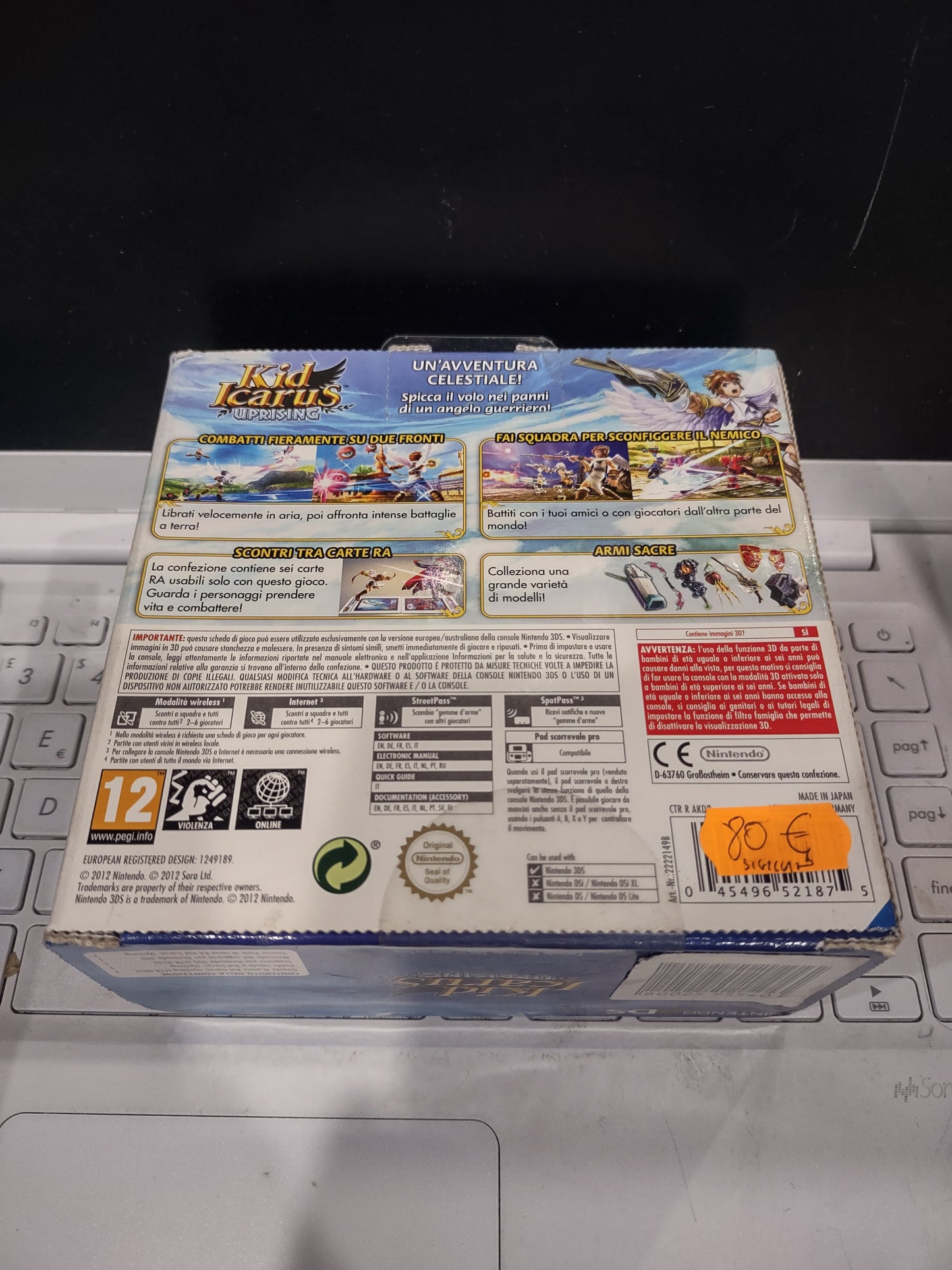 Gioco Nintendo 3DS kid Icarus uprising nuovo sigillato ita