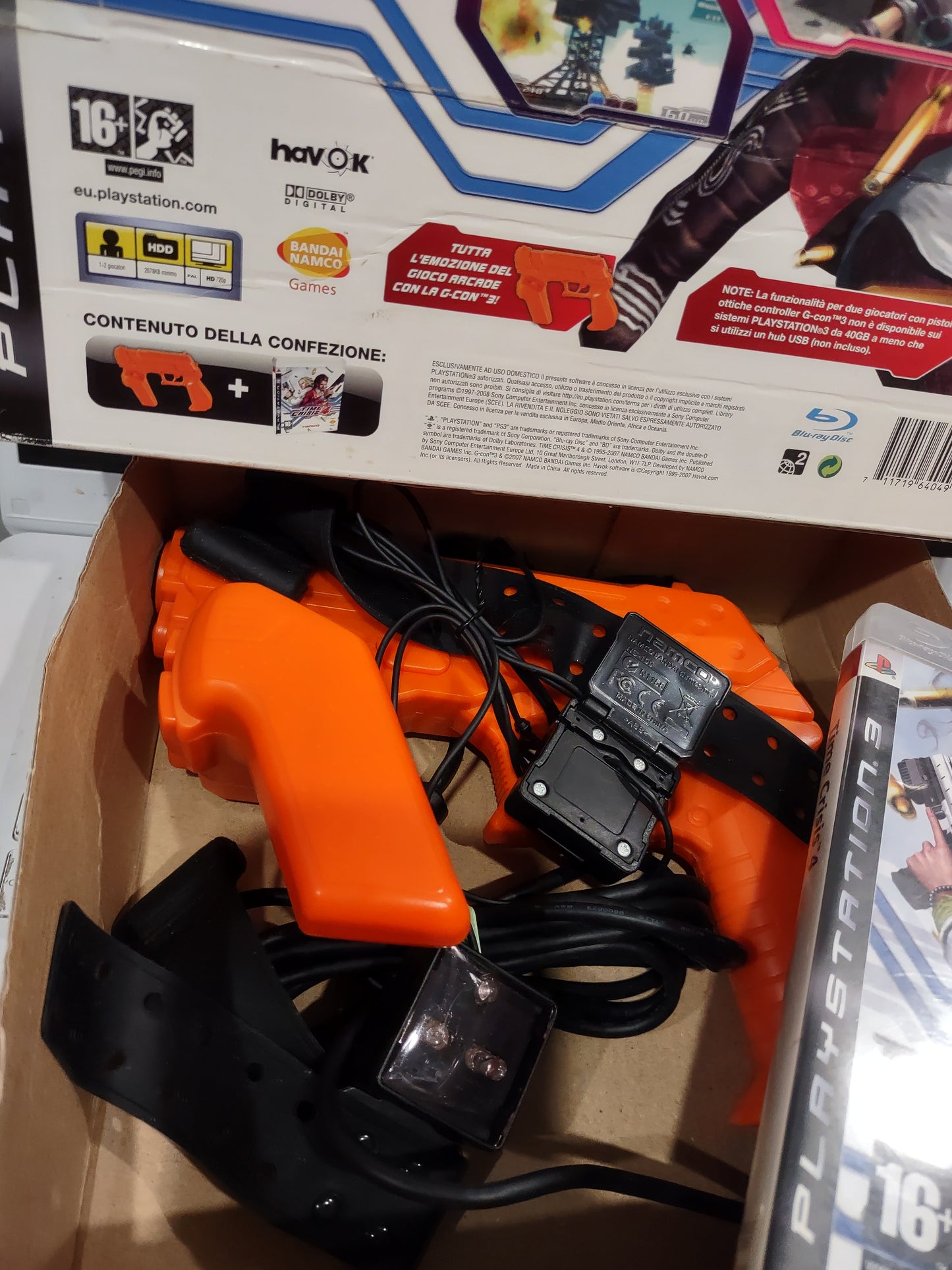 Gioco PlayStation PS3 Time crisis 4 + pistola g-con 3