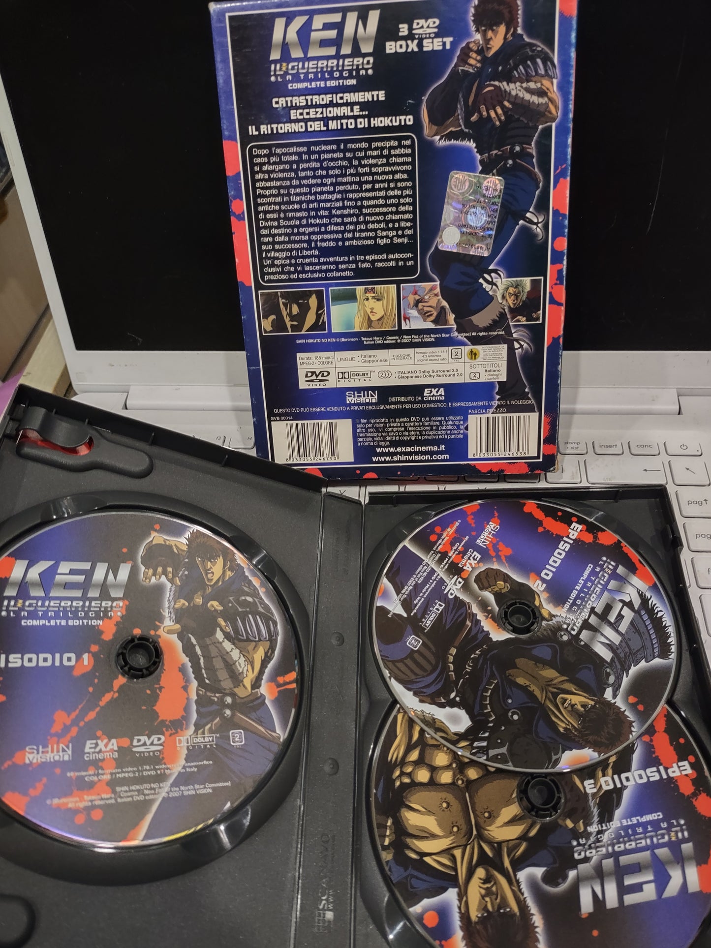 DVD box set Ken il guerriero la trilogia complete edition