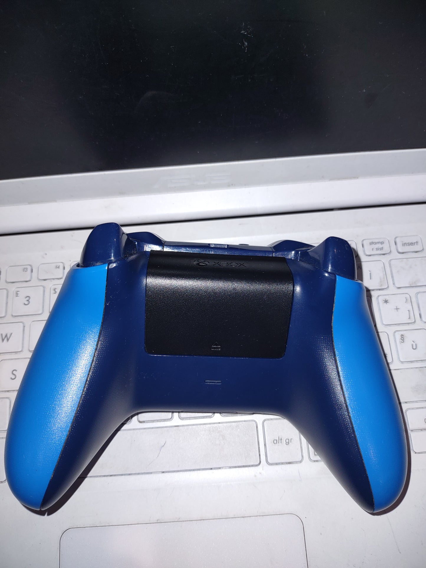 Controller wireless Xbox One Blue black batterie