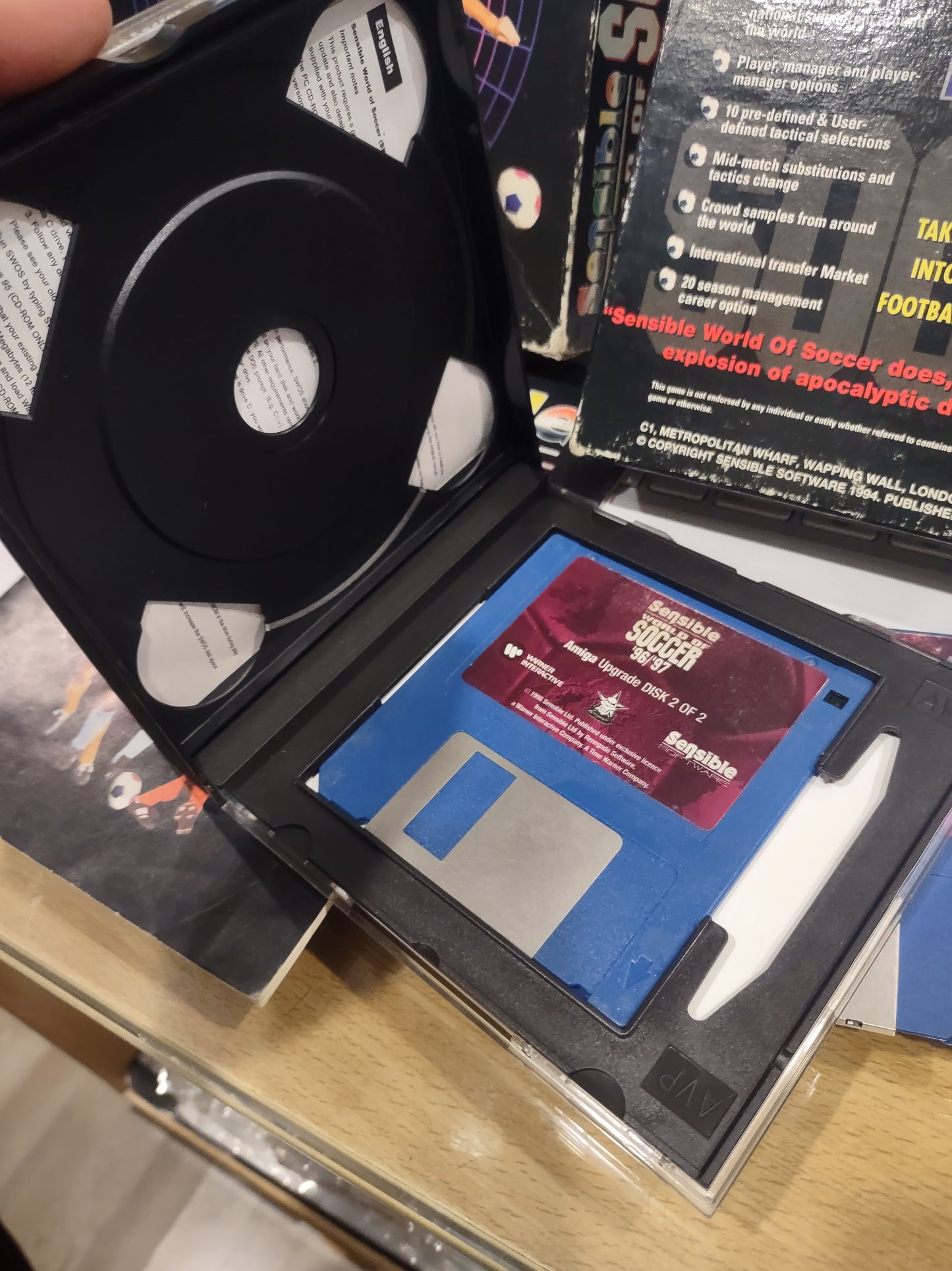 Gioco commodore Amiga sensible world of soccer