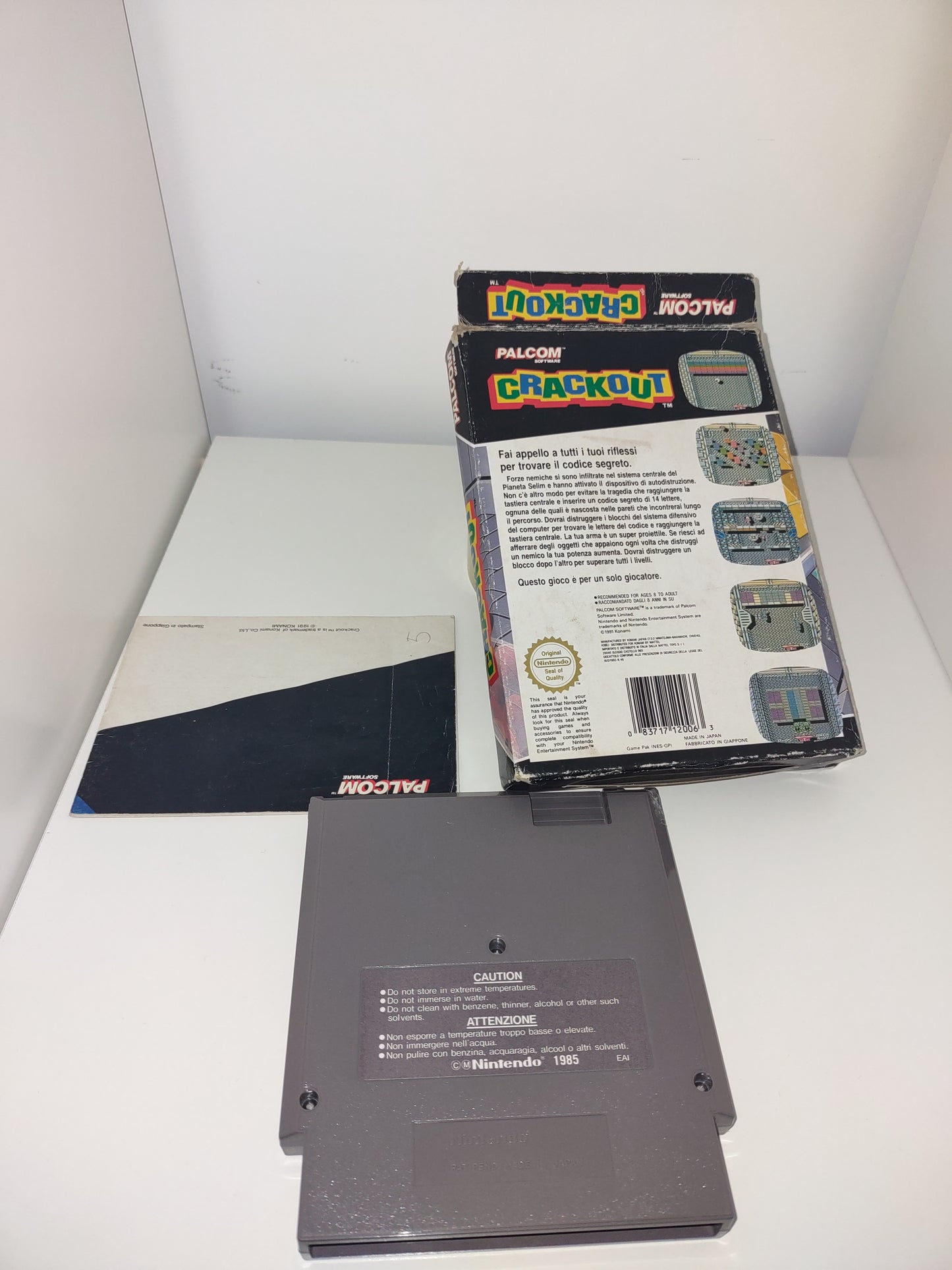 Nintendo NES Mattel crackout ita NES Pal A