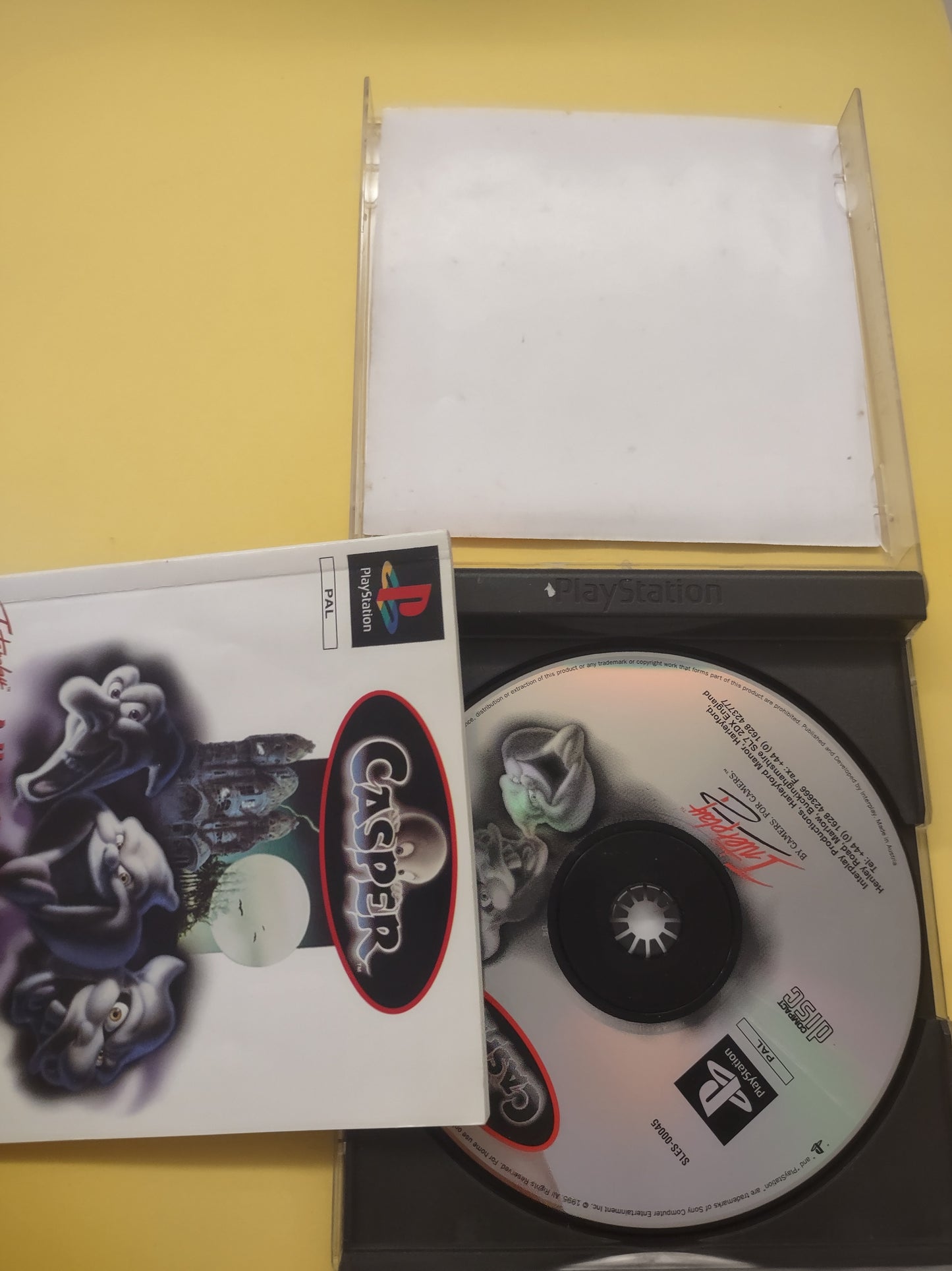 Gioco PlayStation PS1 Casper a haunting 3D challenge