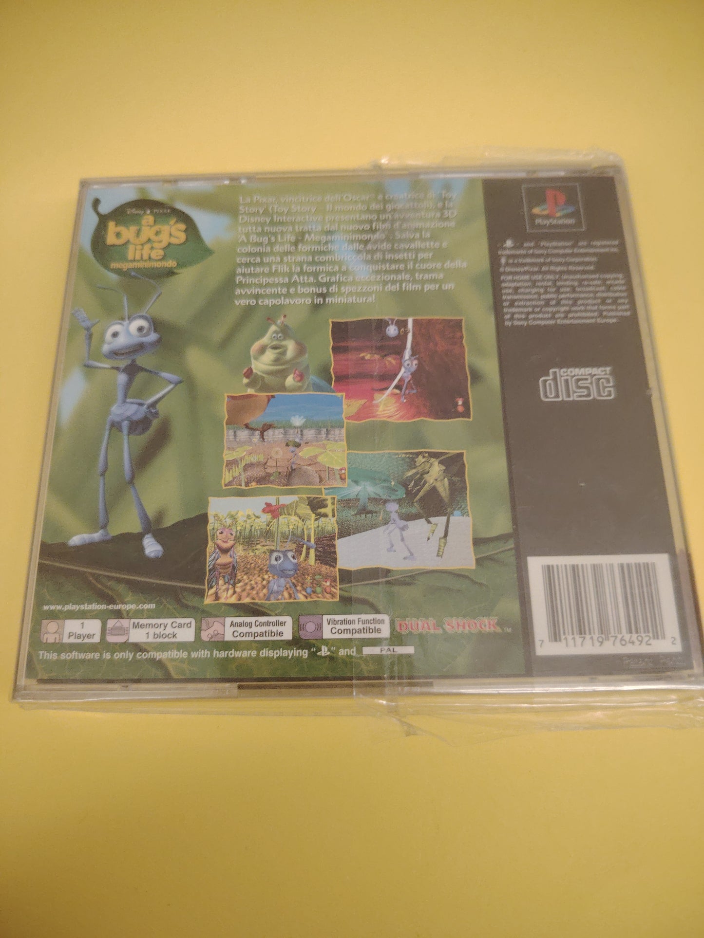 Gioco PlayStation 1 a bug's life megaminimondo