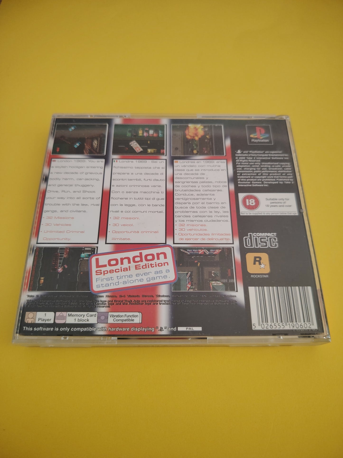 Grand theft auto london special edition
