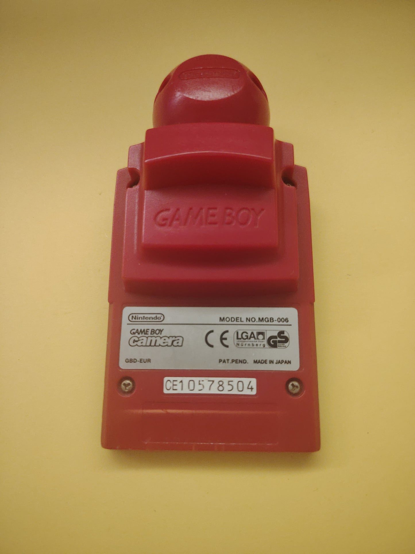 Game Boy camera Nintendo