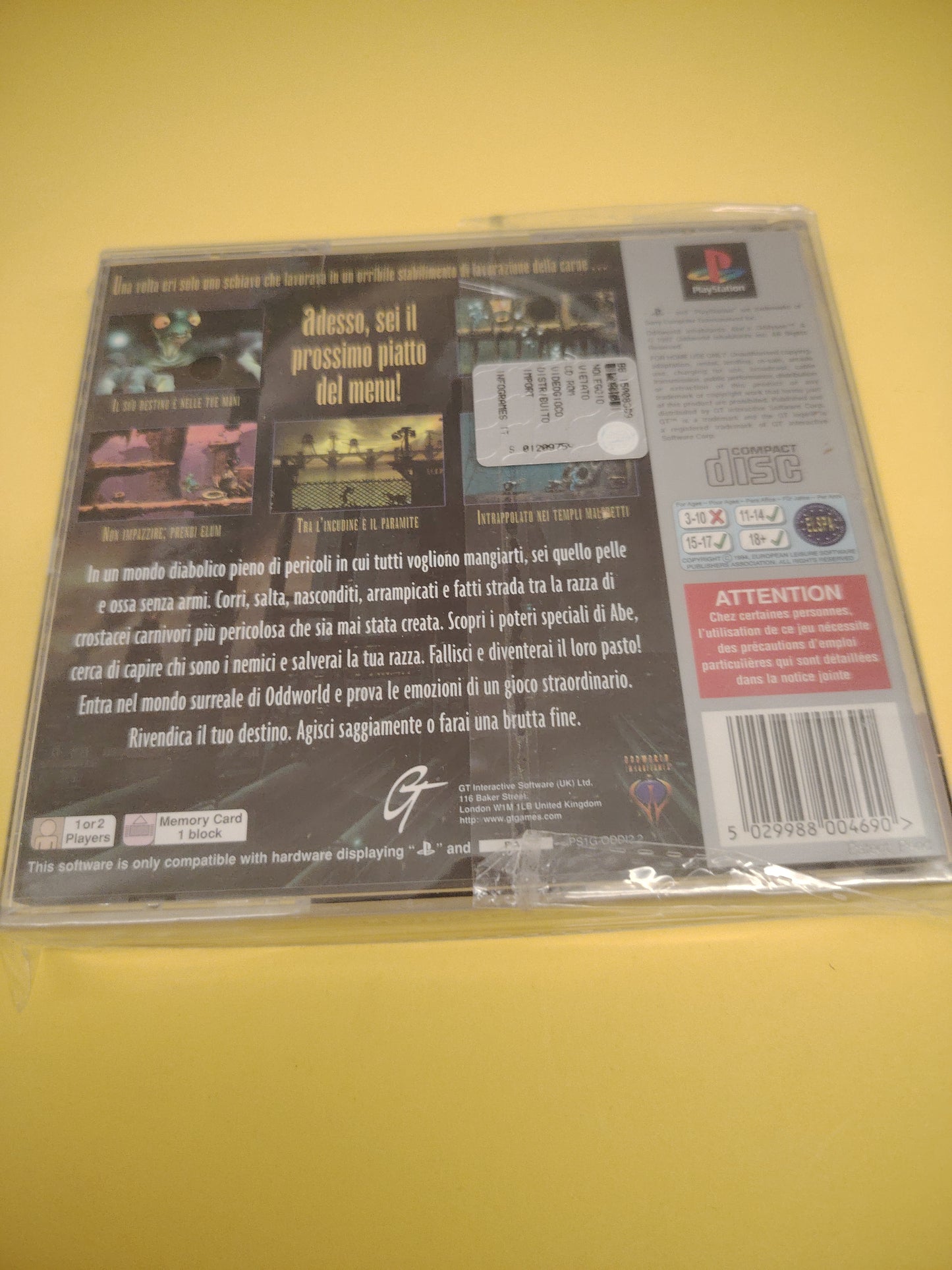 Gioco PlayStation 1 oddworld