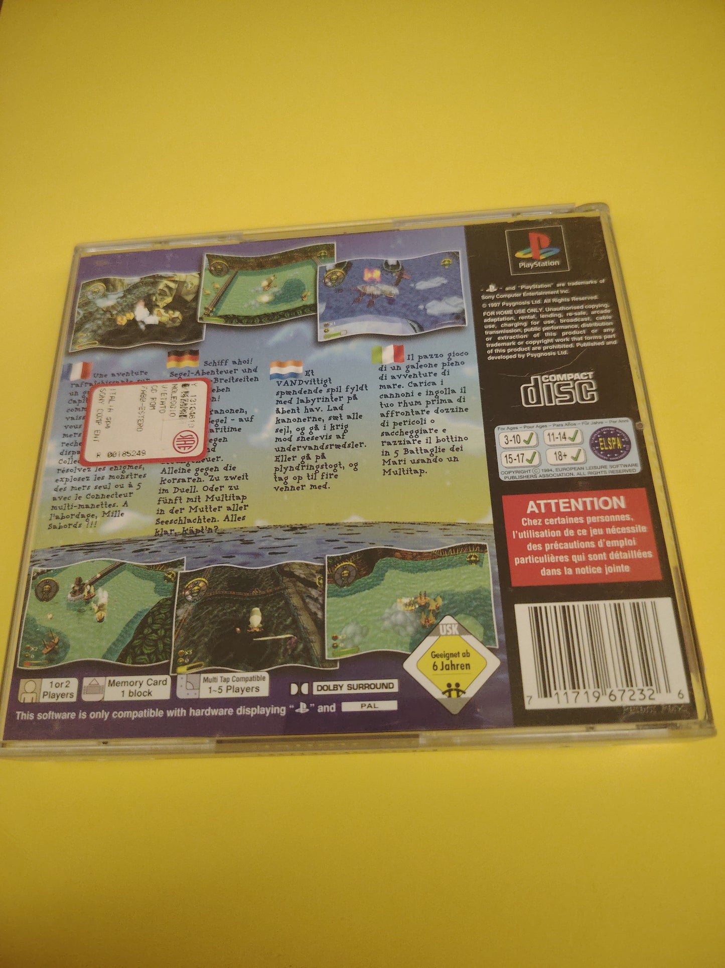 Gioco PlayStation 1 overboard