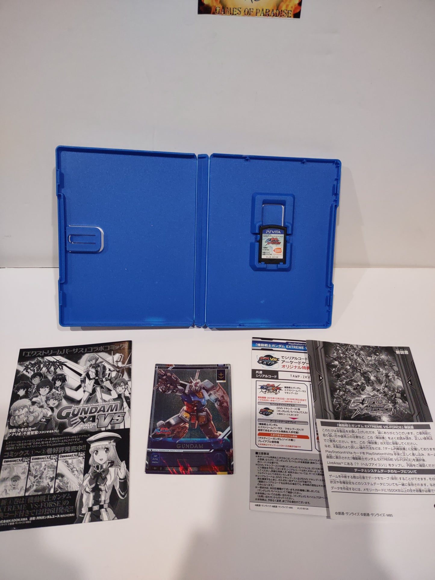 Gioco PS Vita gioca under game Gundam Extreme vs Force PlayStation Vita