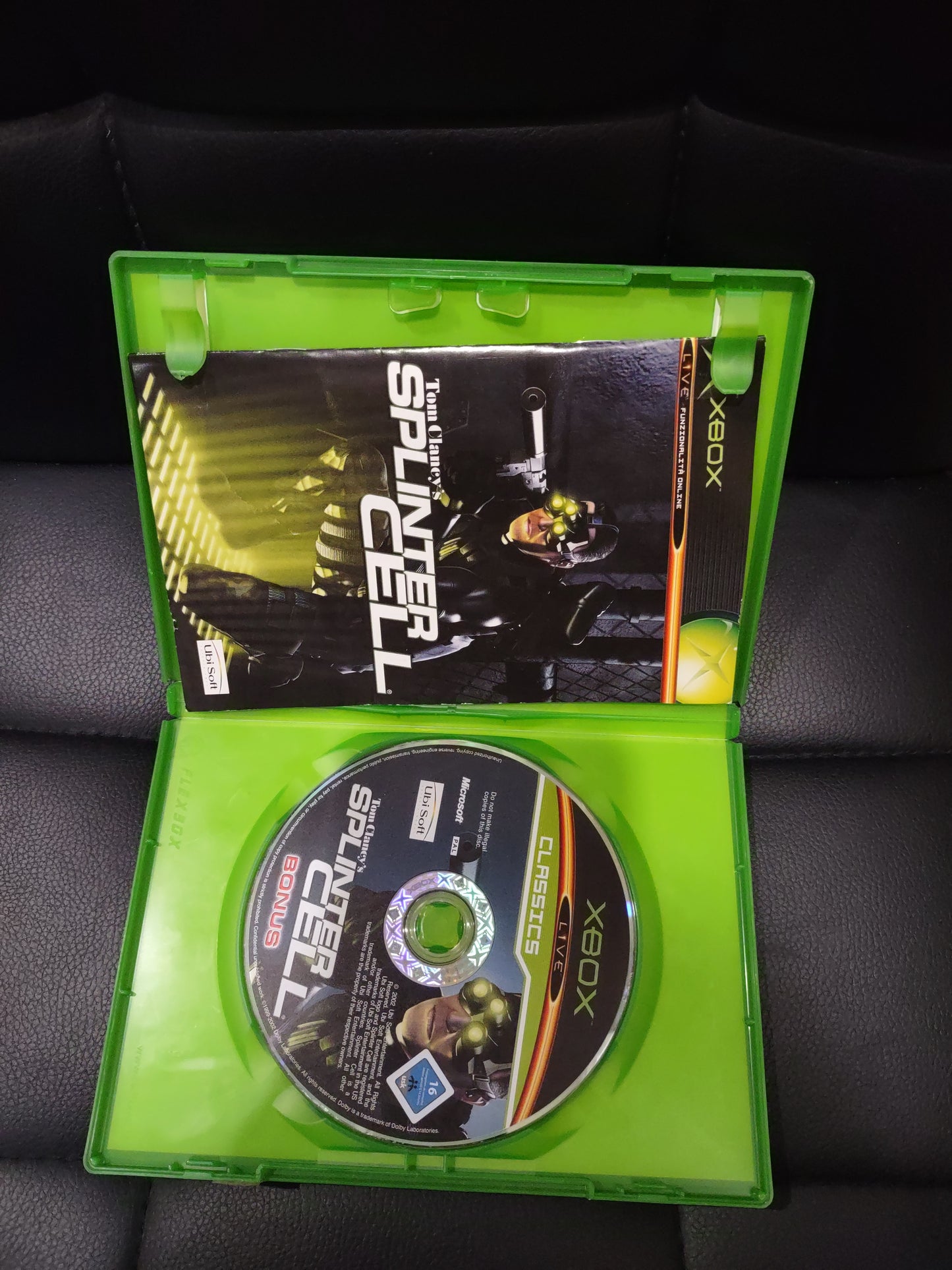 Gioco Xbox Tom clancy's sprinter cell italiano