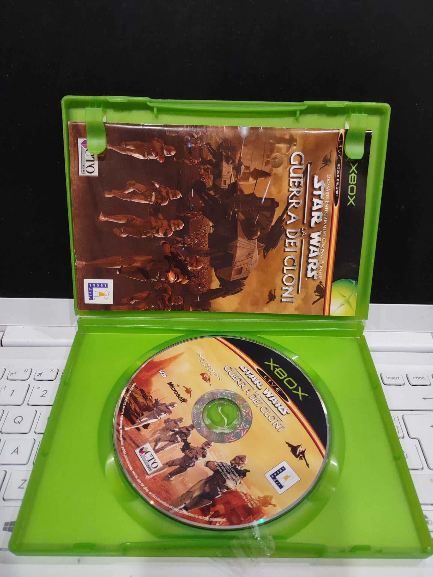 Gioco Xbox Star wars La guerra dei cloni italiano