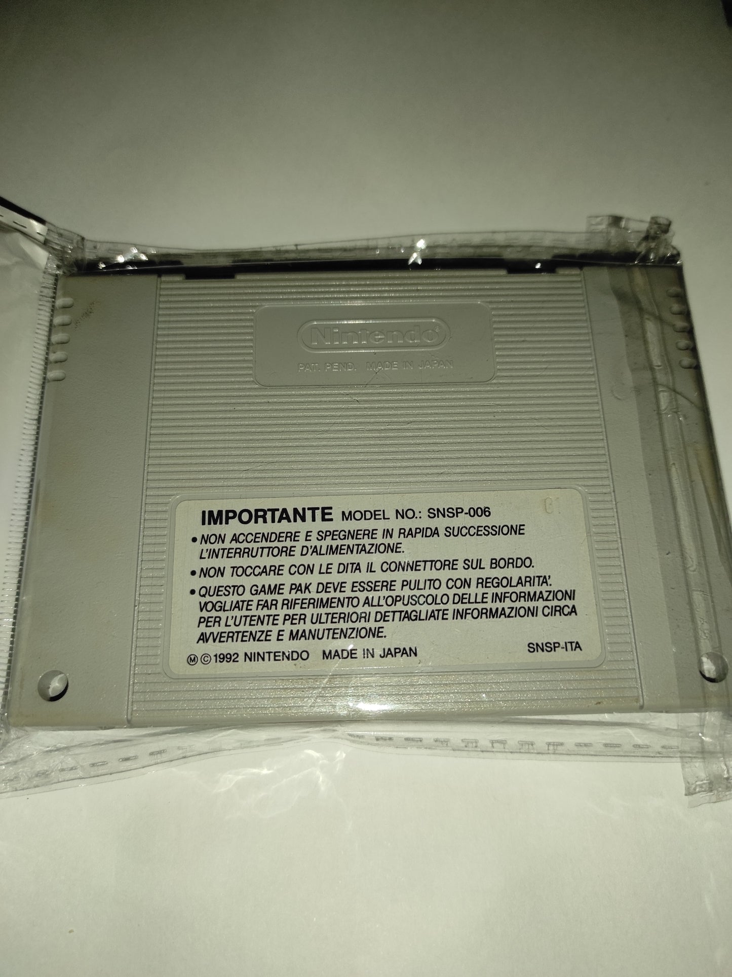 Gioco Nintendo Snes supernintendo Looney Tunes Road Runner PAL gig