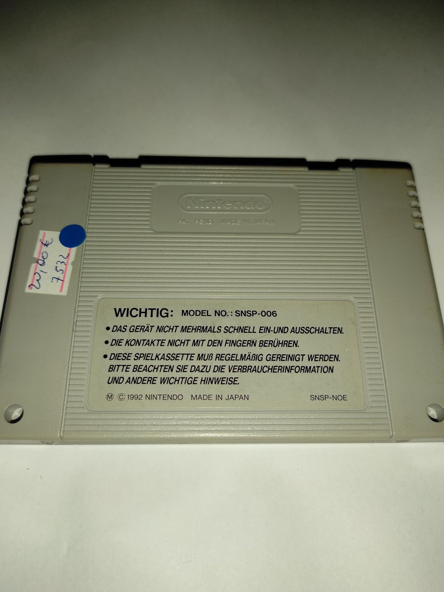 Gioco Nintendo Snes supernintendo Looney Tunes Road Runner PAL