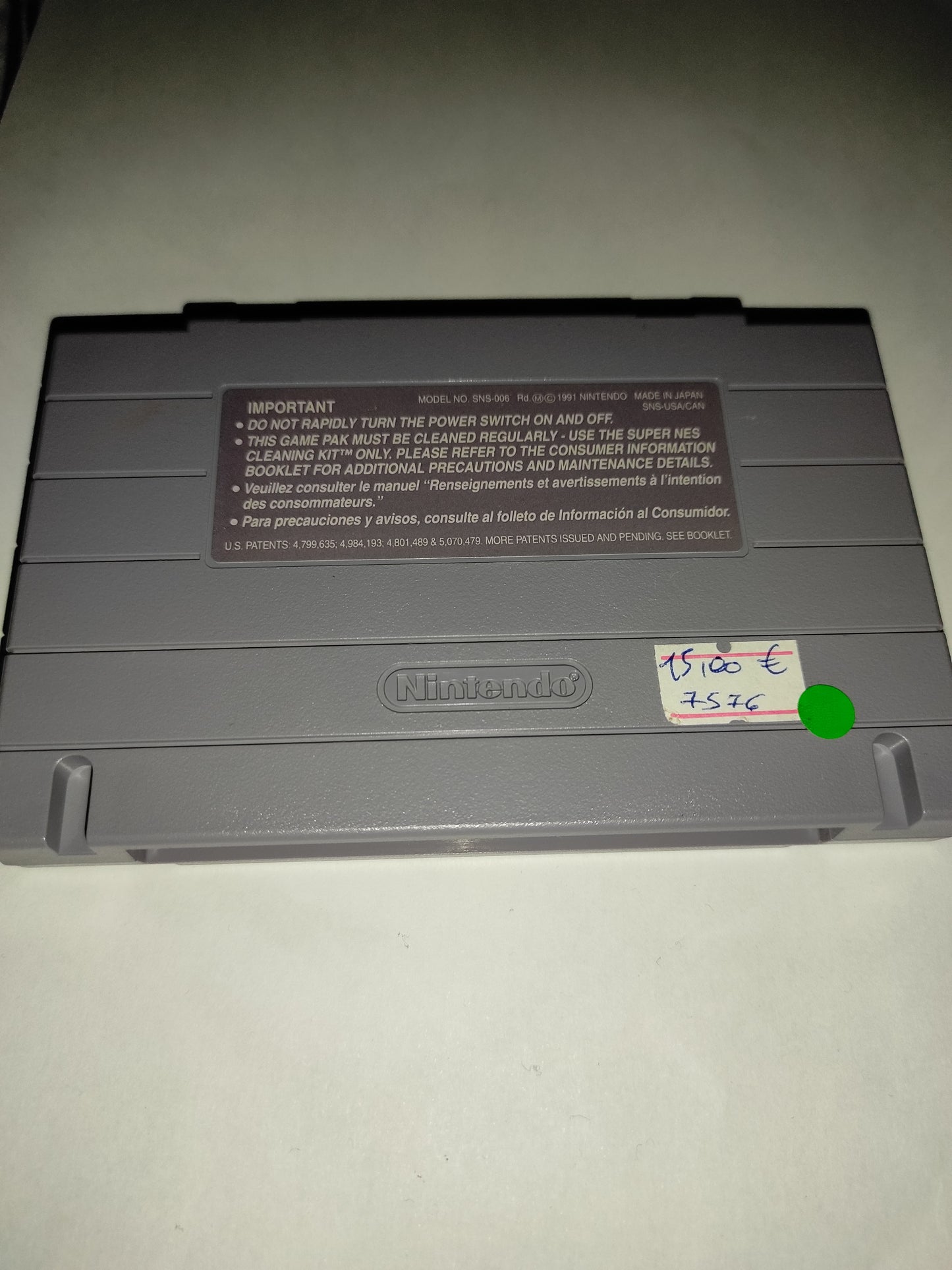 Gioco Nintendo Snes usa super play action football