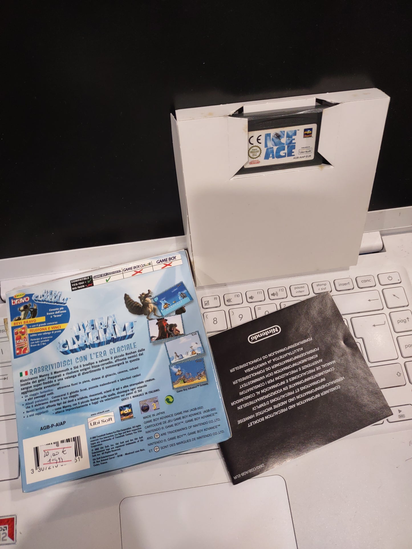 Gioco game boy Advance l'era glaciale Ubisoft