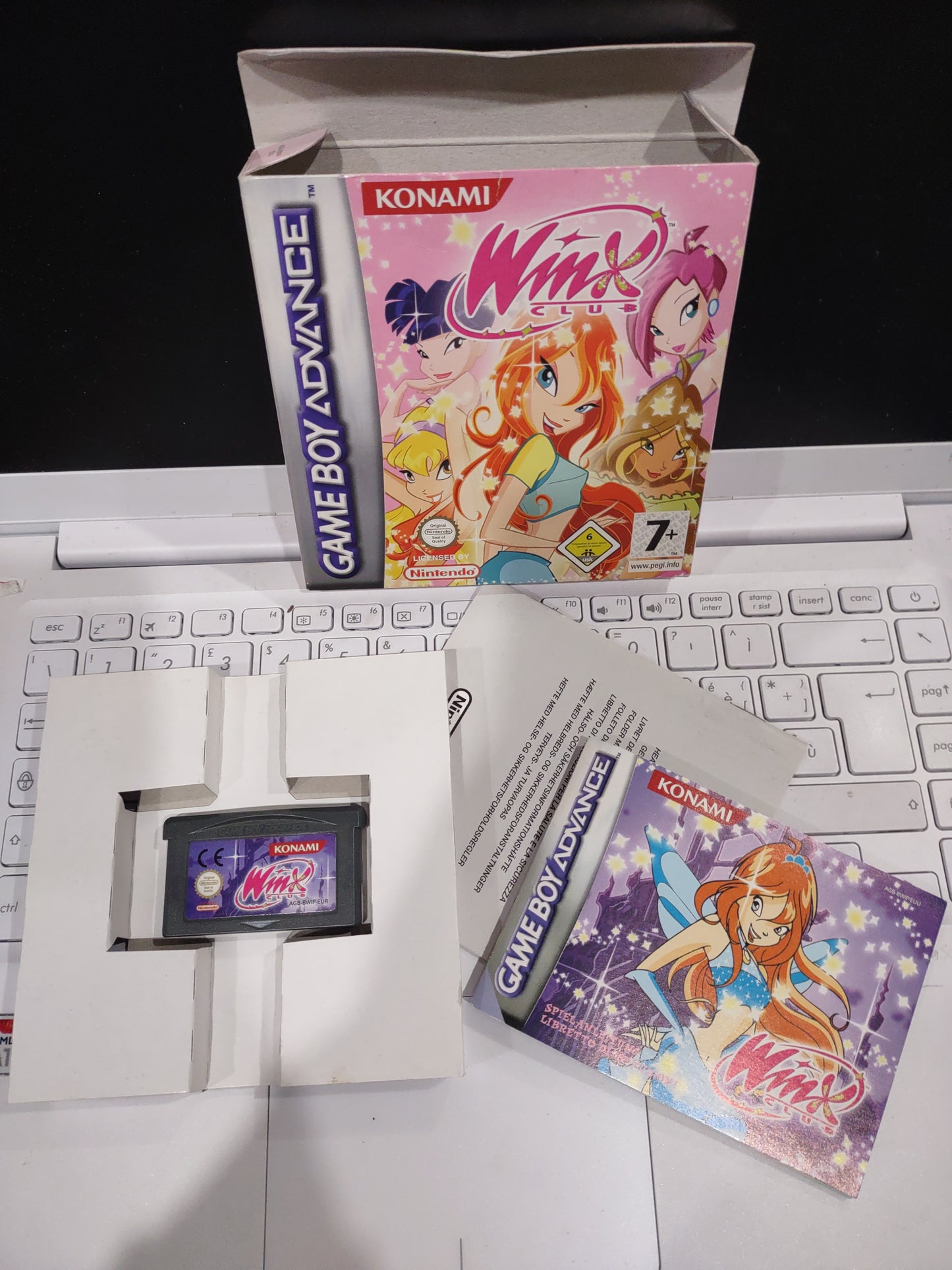 Gioco Nintendo game boy Advance Winx Club konami