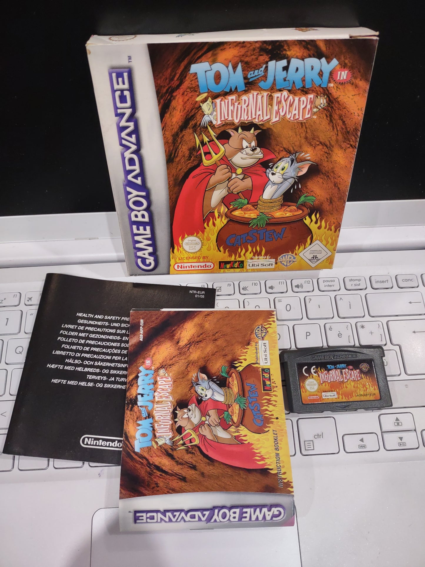 Gioco Nintendo game boy Advance Tom & Jerry in infurnal escape