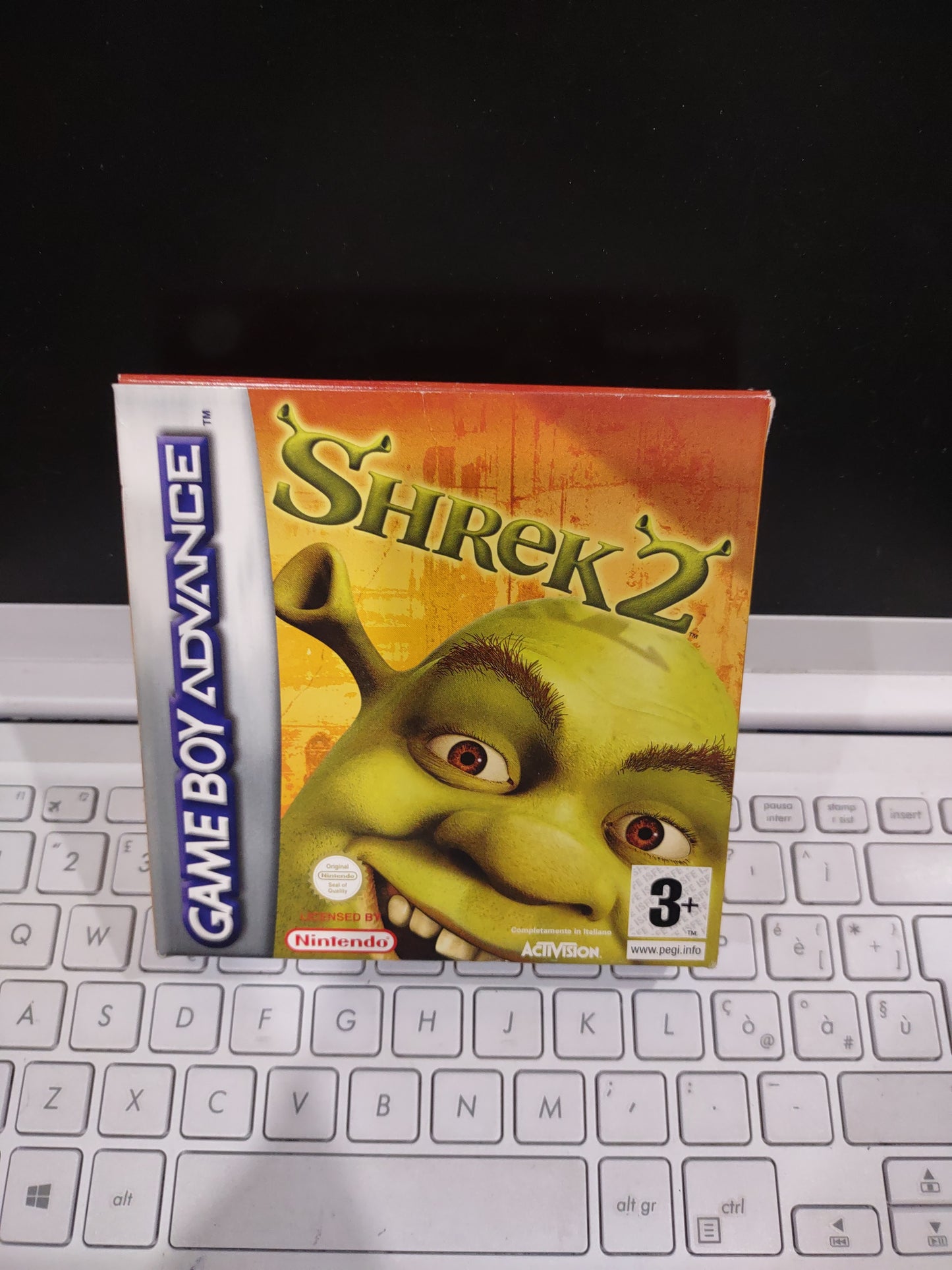Gioco Nintendo game boy Advance Shrek 2