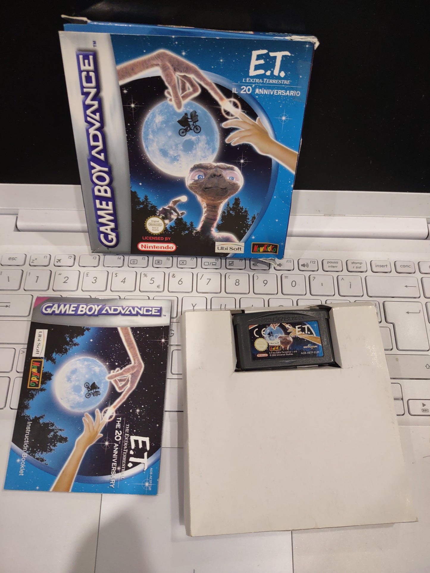 Gioco Nintendo game boy Advance E T. Extra terrestre il 20 anniversario