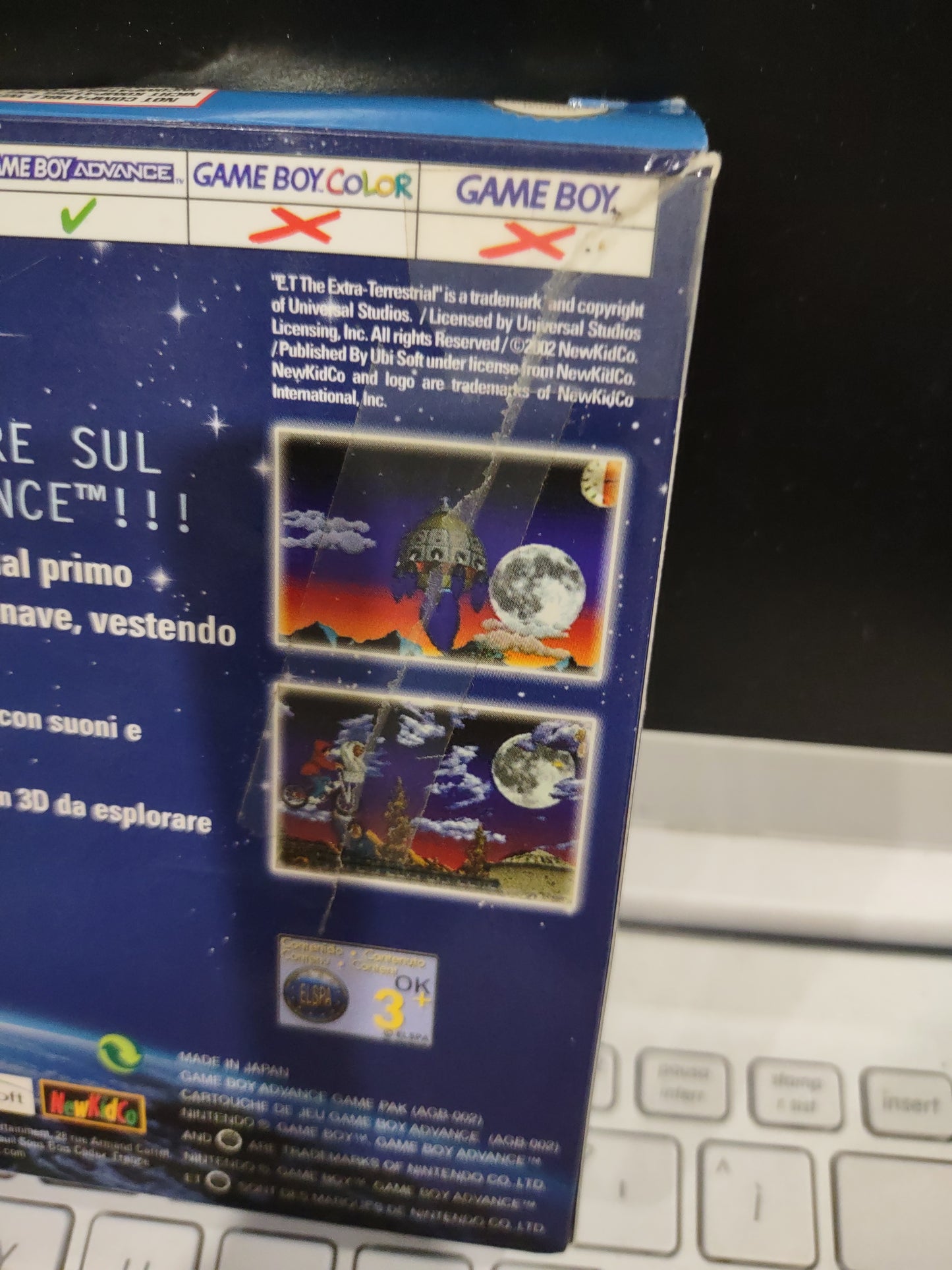 Gioco Nintendo game boy Advance E T. Extra terrestre il 20 anniversario